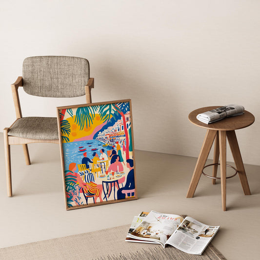 Henri Matisse 1869-1954 Soyut İnsanlar Yağlı Boya Stili III Duvar Tablosu