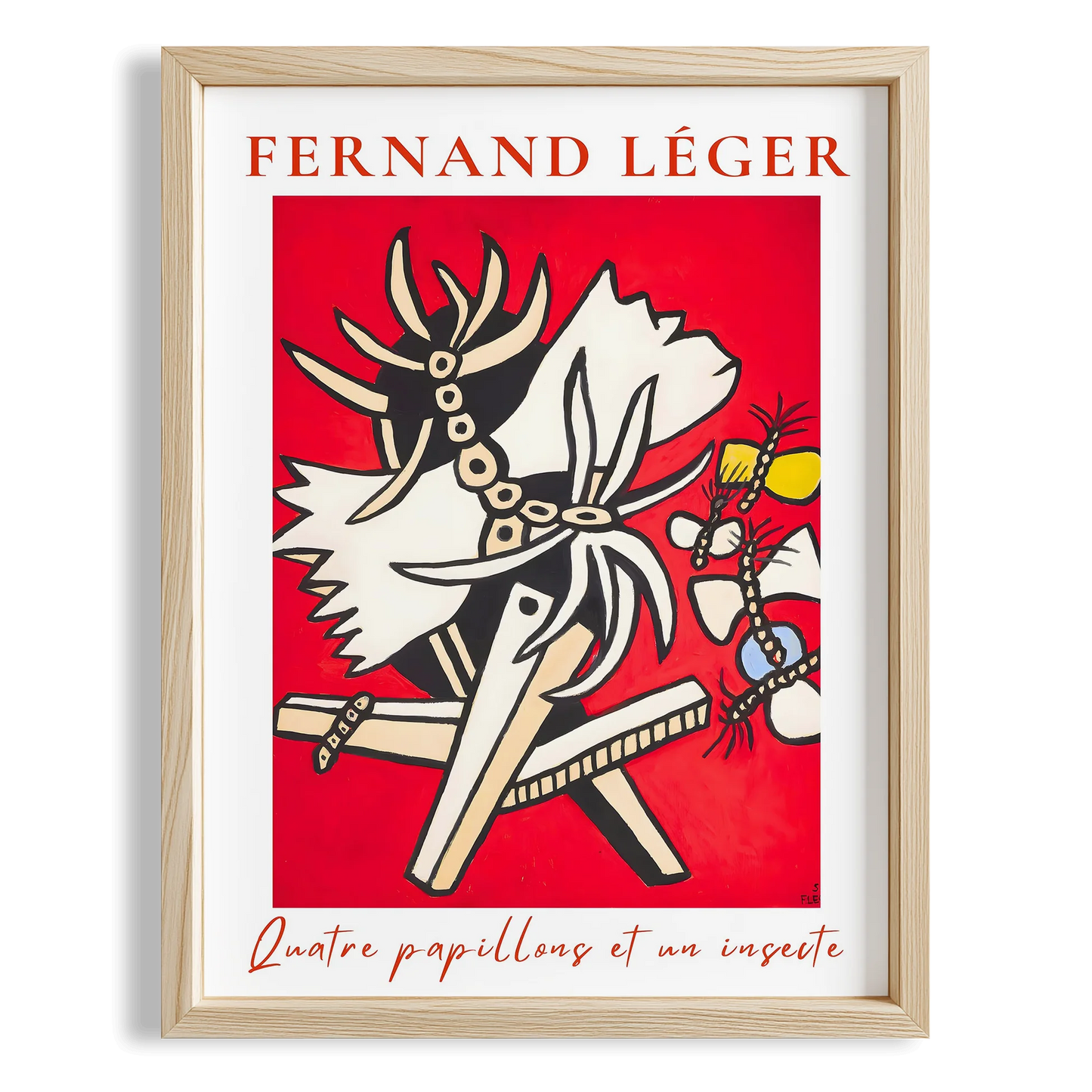 Fernand Leger 36 Duvar Tablosu