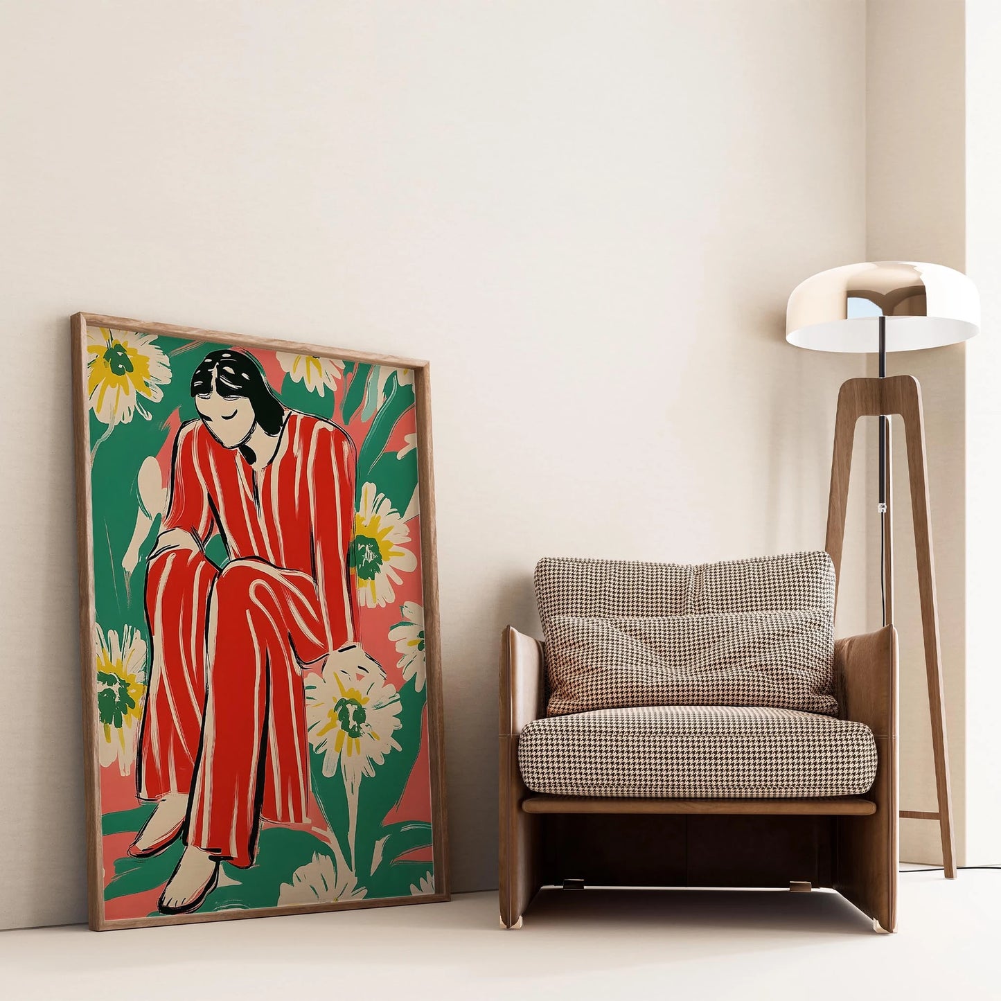 Henri Matisse Yağlı Boya Stili Kadın Portresi II Duvar Tablosu