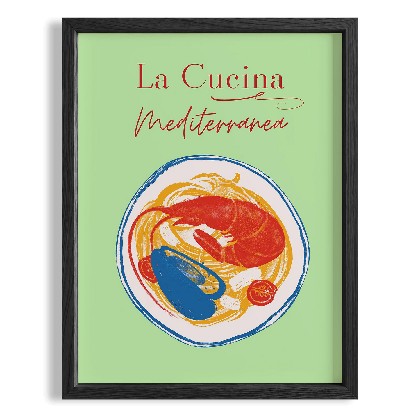 La Cucina Mediterranea Akdeniz İtalya Koleksiyonu Mutfak Duvar Tablosu