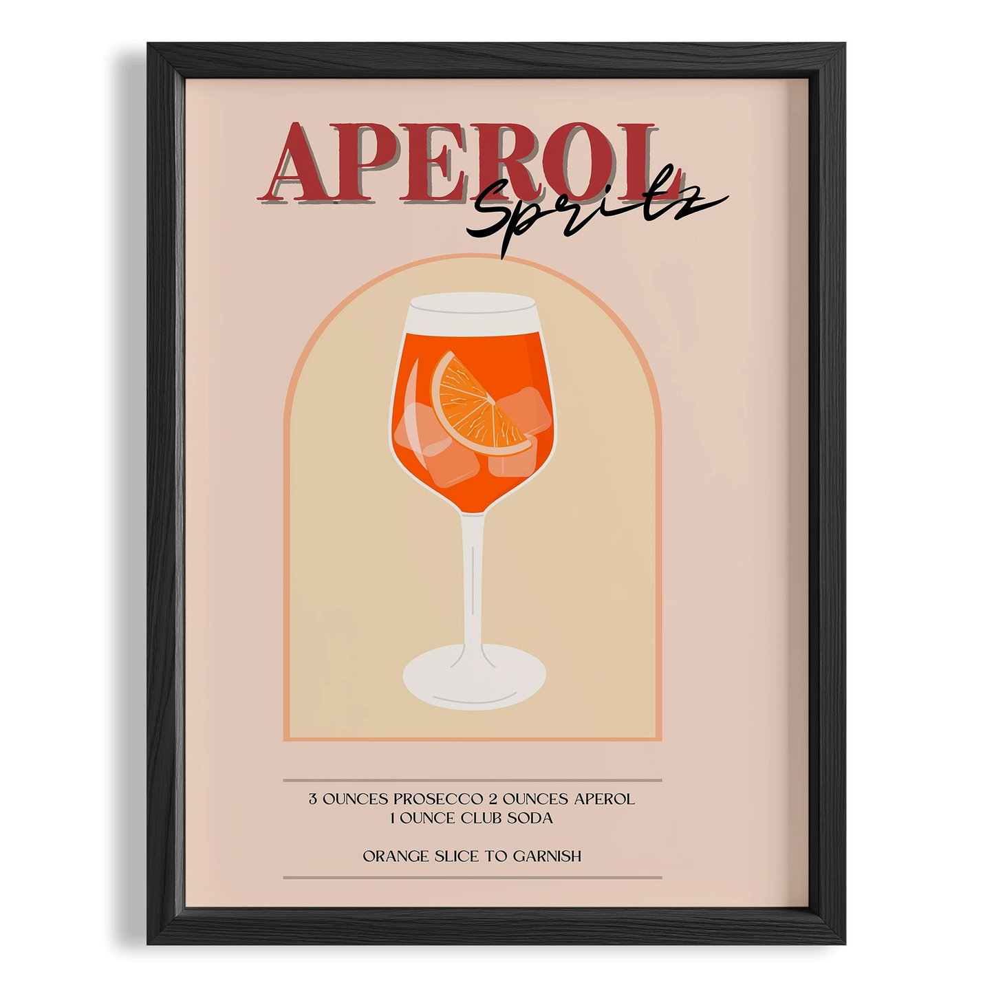 Aperol Spritz Kokteyli Mutfak Duvar Tablosu