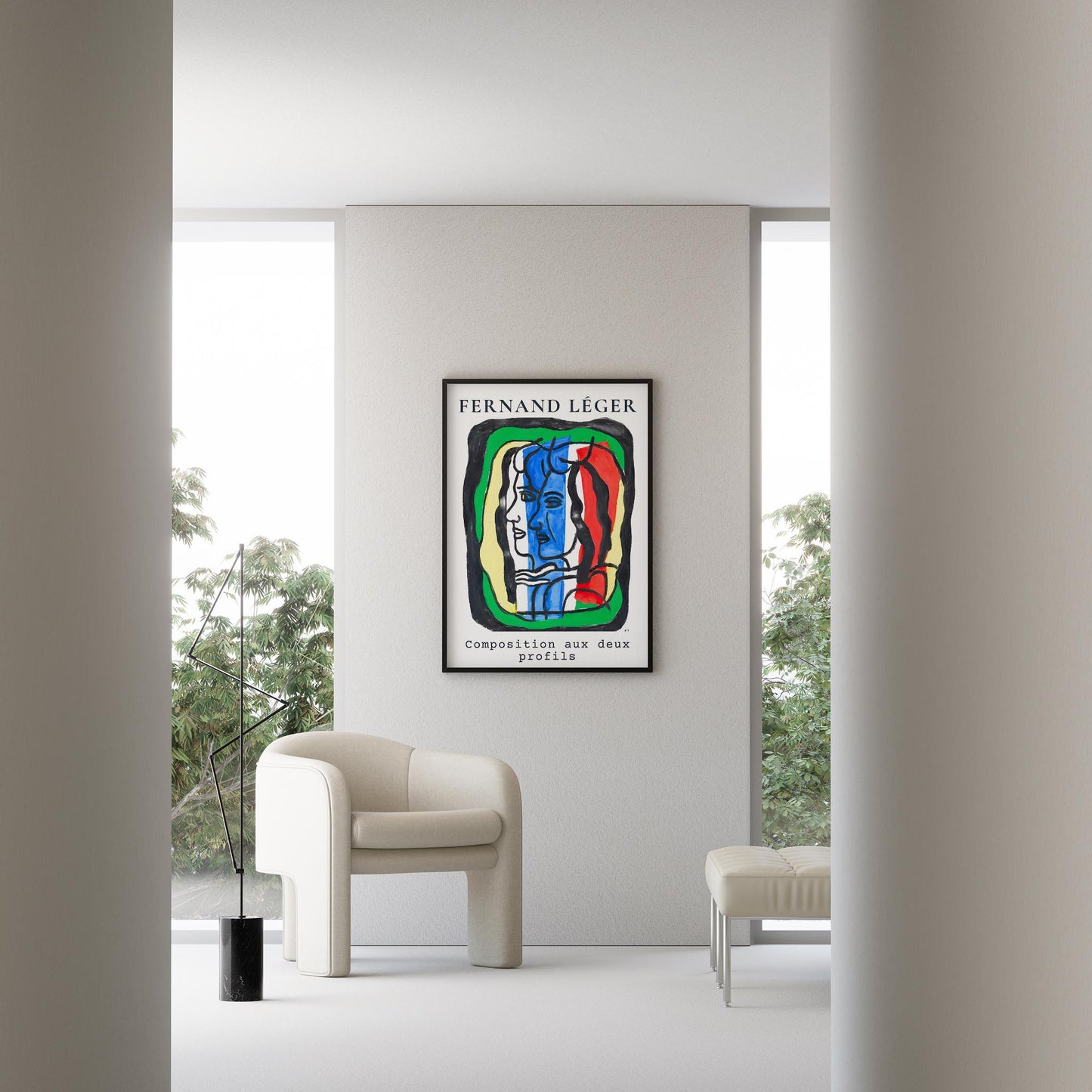 Fernand Leger XXII Duvar Tablosu