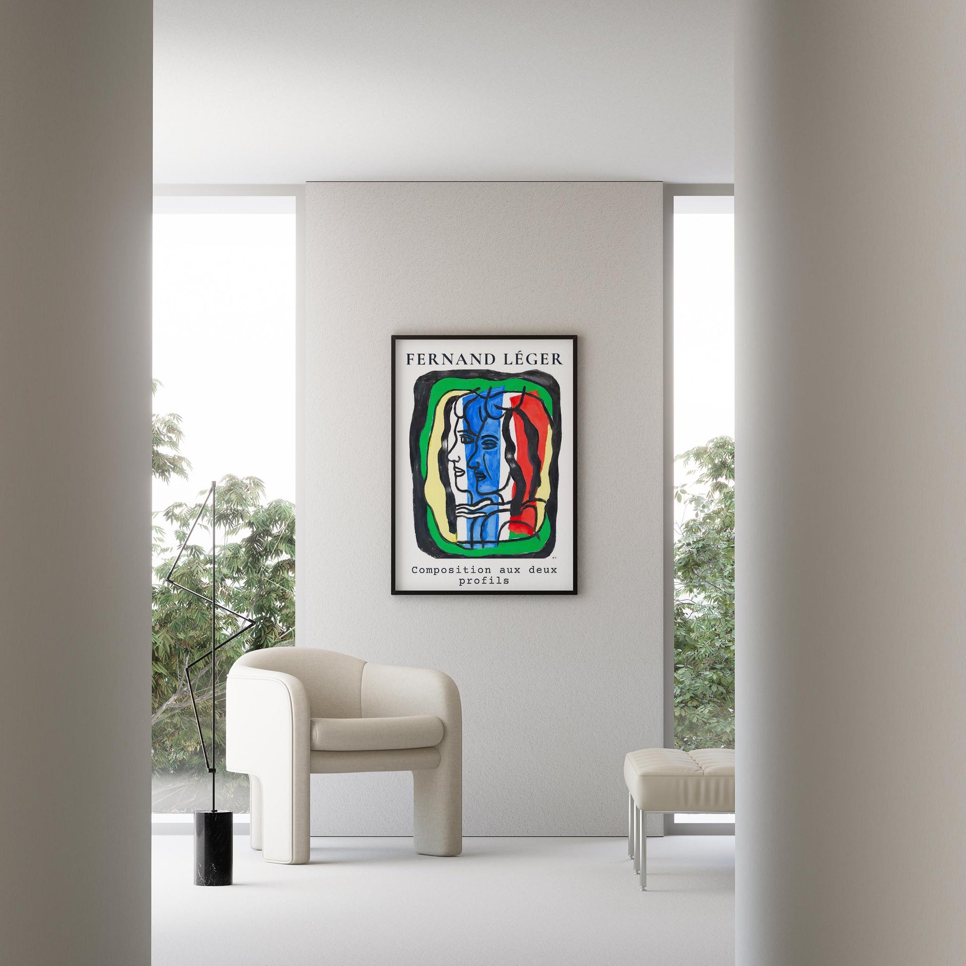 Fernand Leger XXII Duvar Tablosu