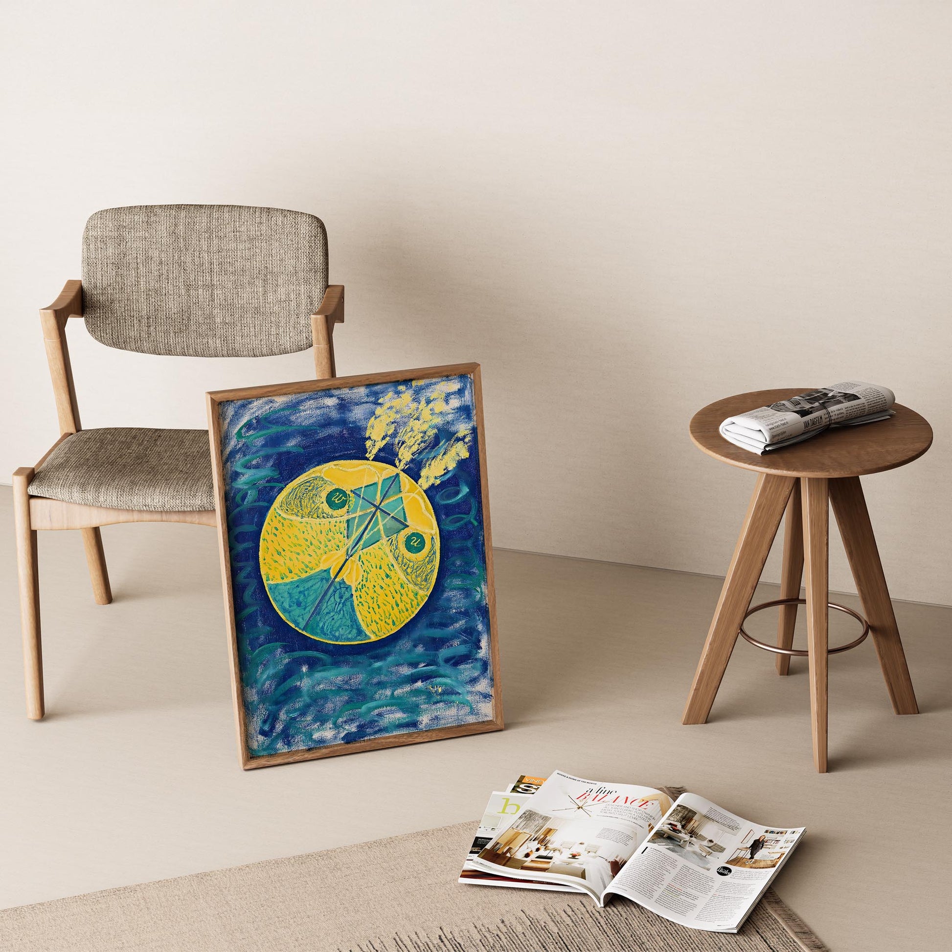 Hilma af Klint XVII Duvar Tablosu