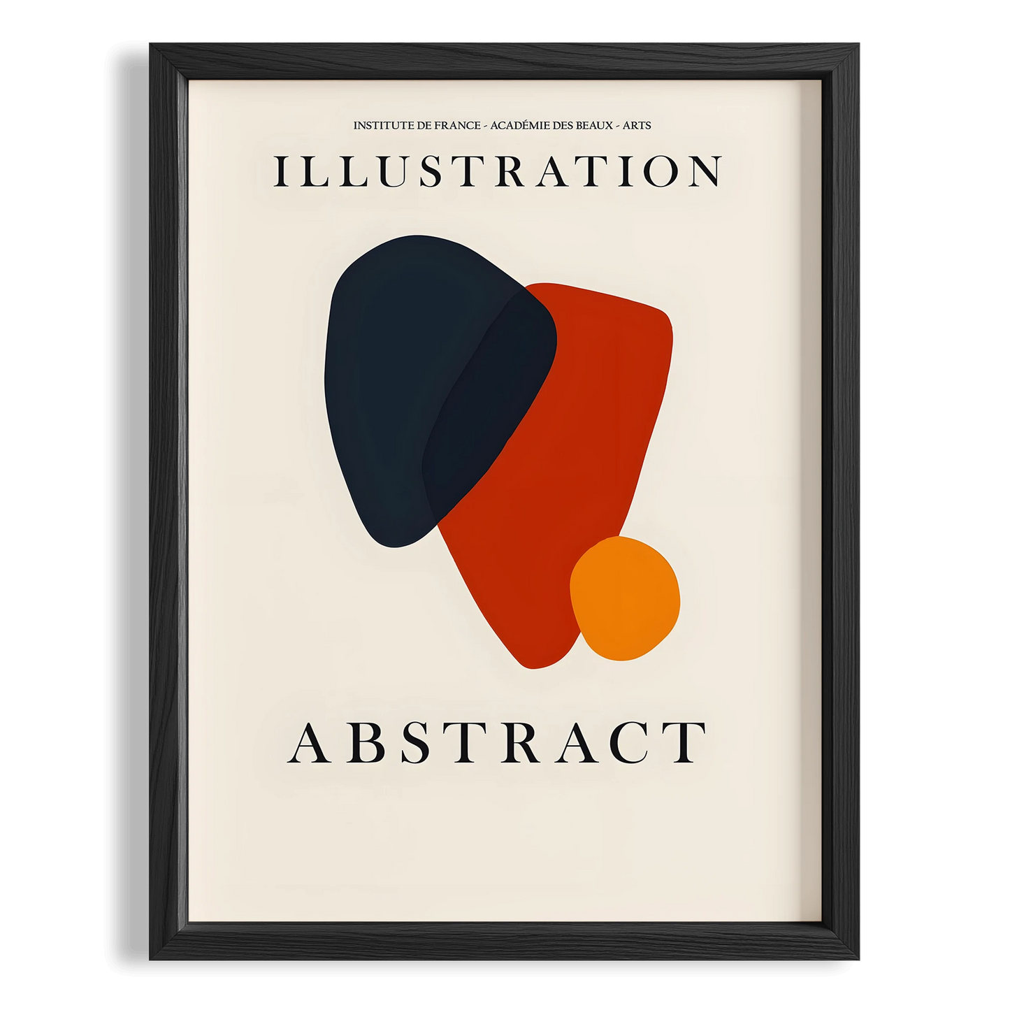 Matisse Kağıt Kesimleri Serisi Abstract Modern Formlar II Duvar Tablosu
