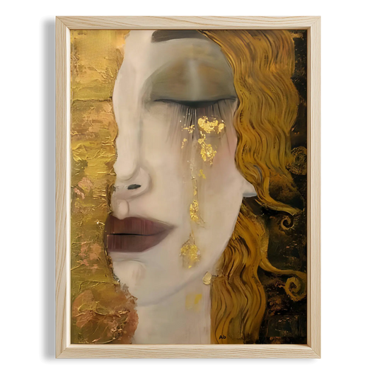 Gözyaşları - Gustav Klimt Ahşap Duvar Tablosu