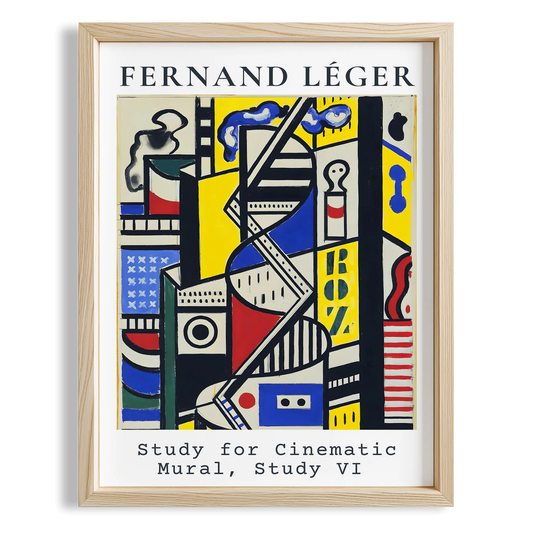 Fernand Leger XXV Duvar Tablosu