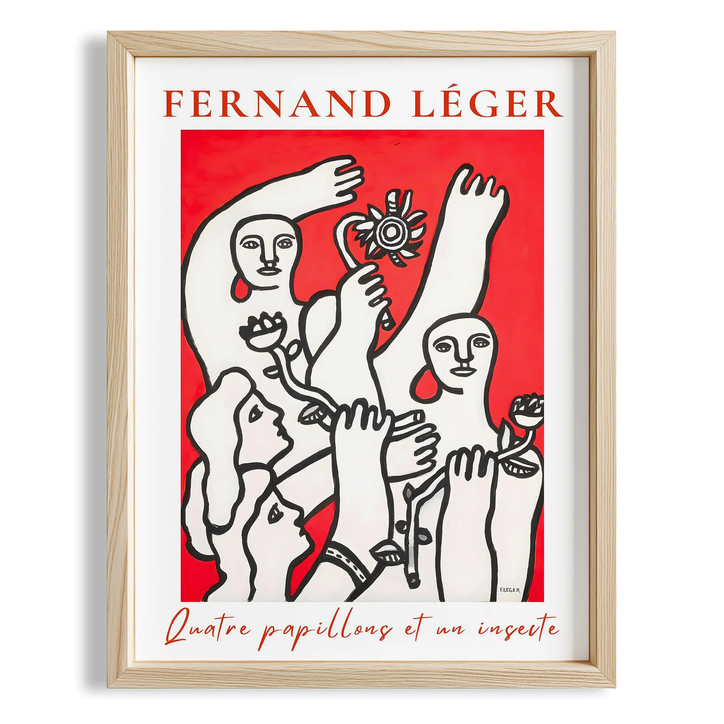 Fernand Leger 38 Duvar Tablosu