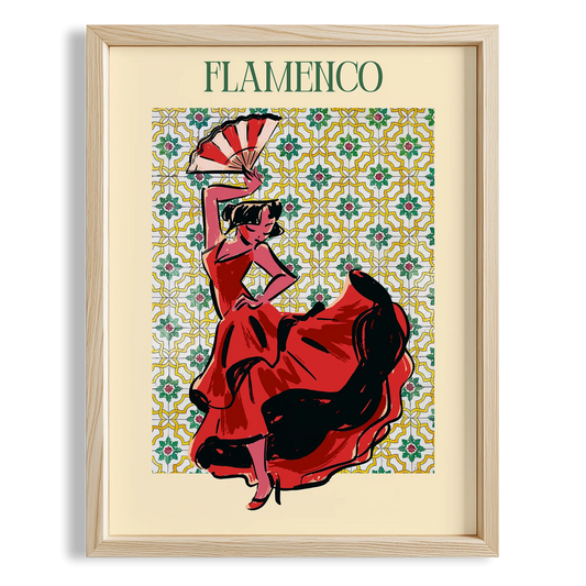 Flamenco Seramik Desen V Akdeniz İspanya Koleksiyonu Mutfak Duvar Tablosu