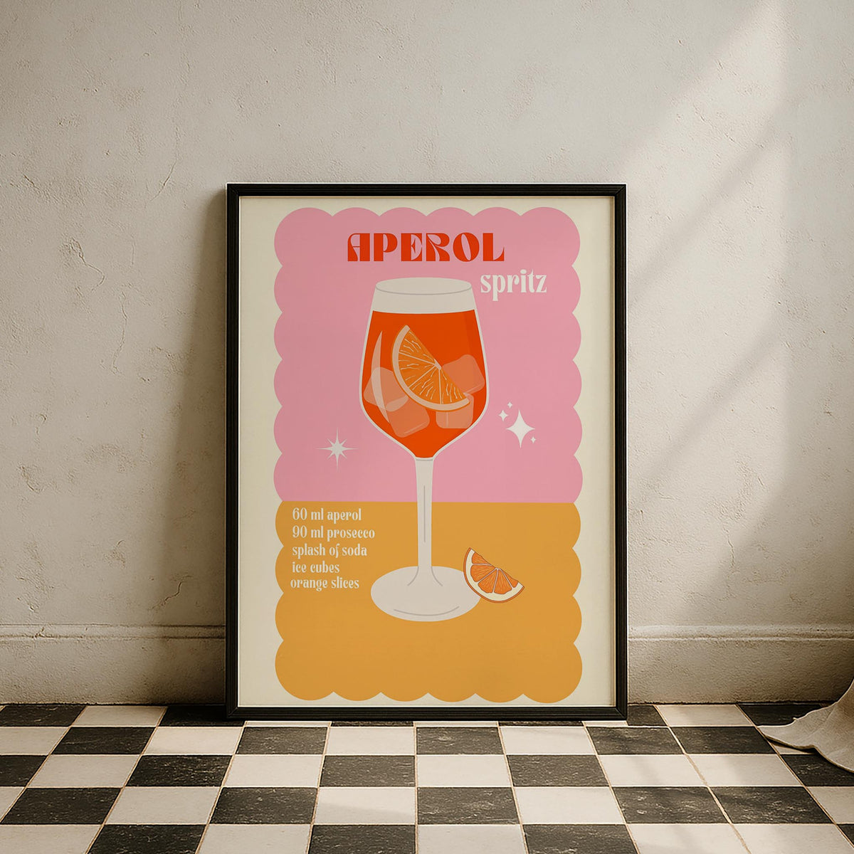 Aperol Spritz Kokteyller Mutfak Duvar Tablosu
