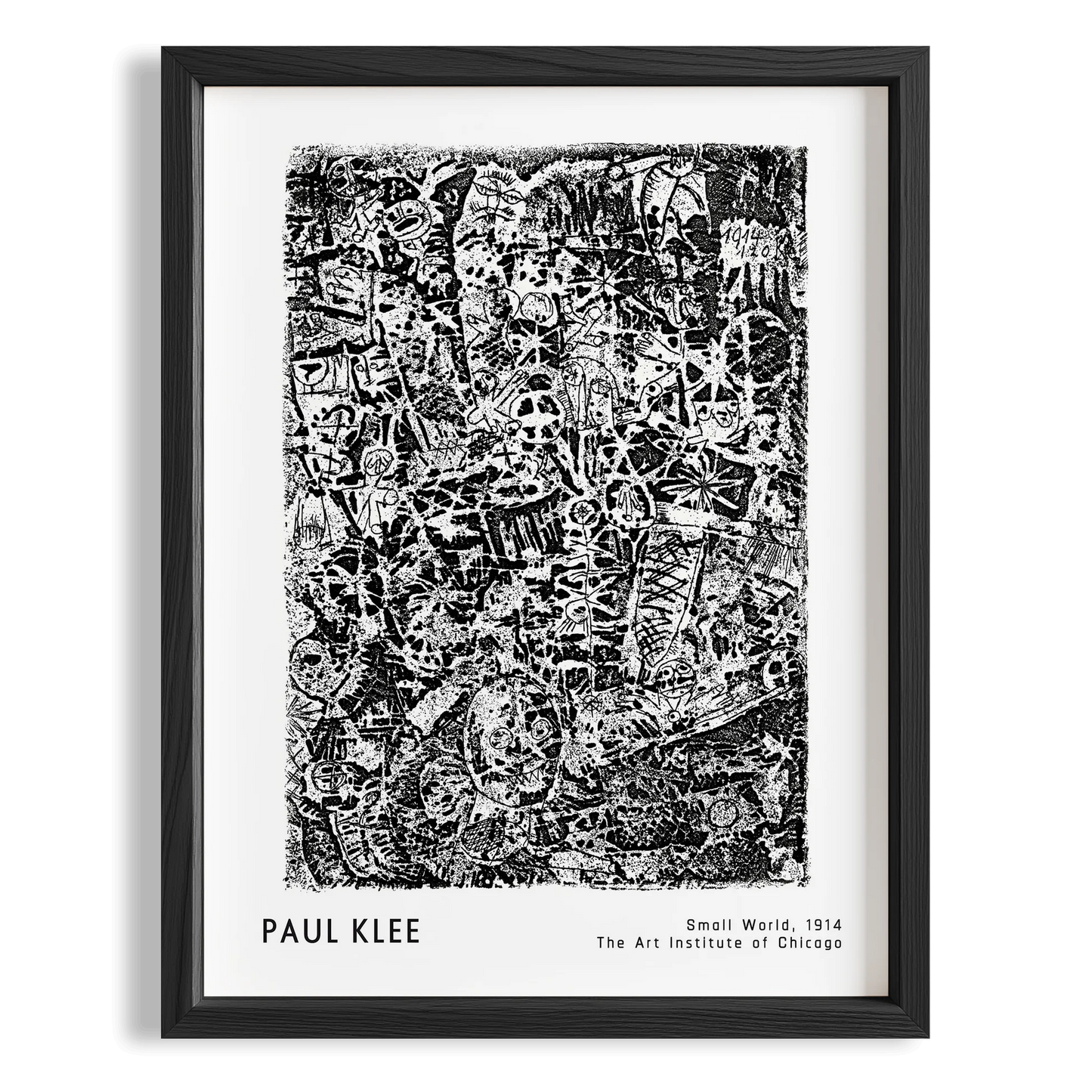 Paul Klee Küçük Dünya 1914 Suluboya I Duvar Tablosu