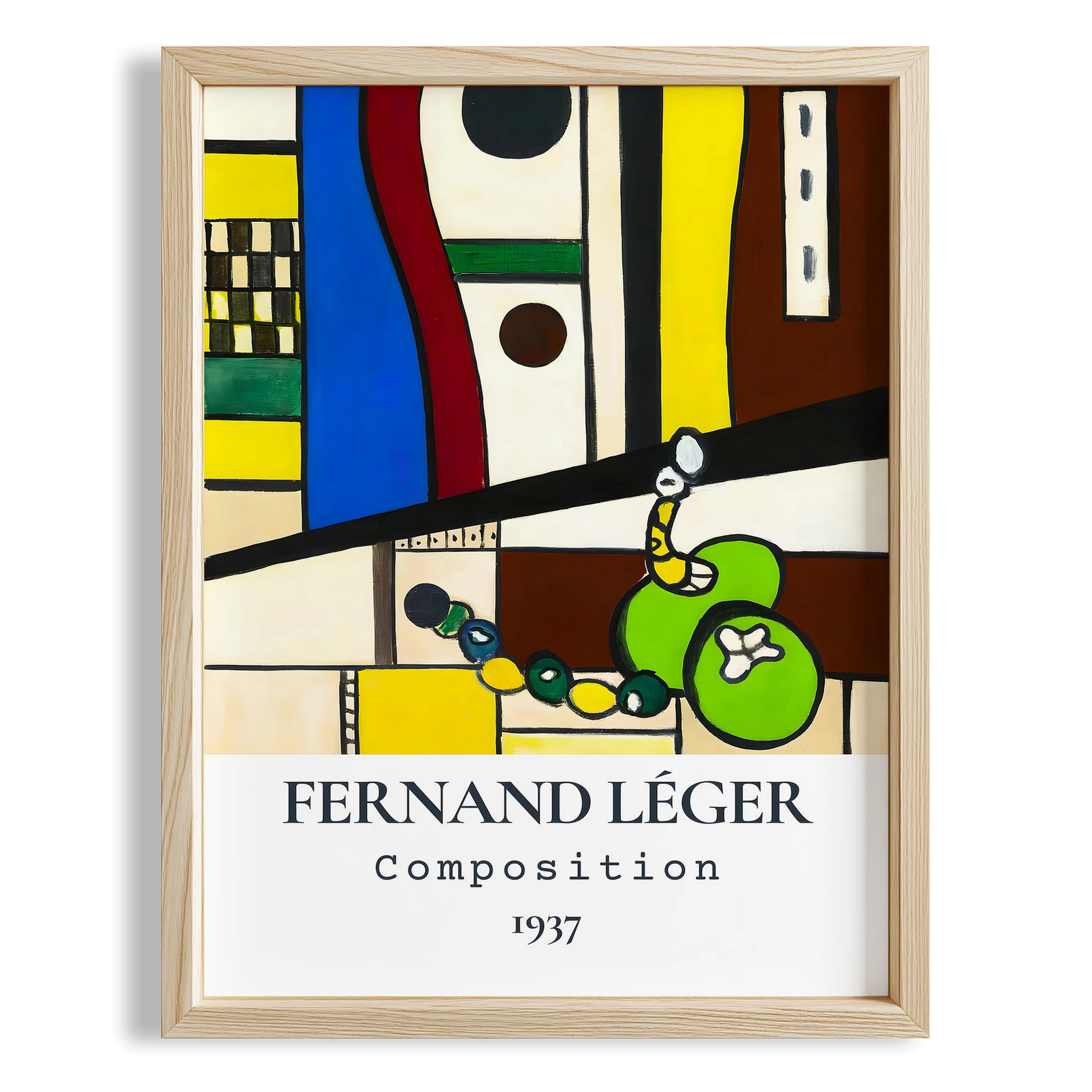 Fernand Leger XX Duvar Tablosu