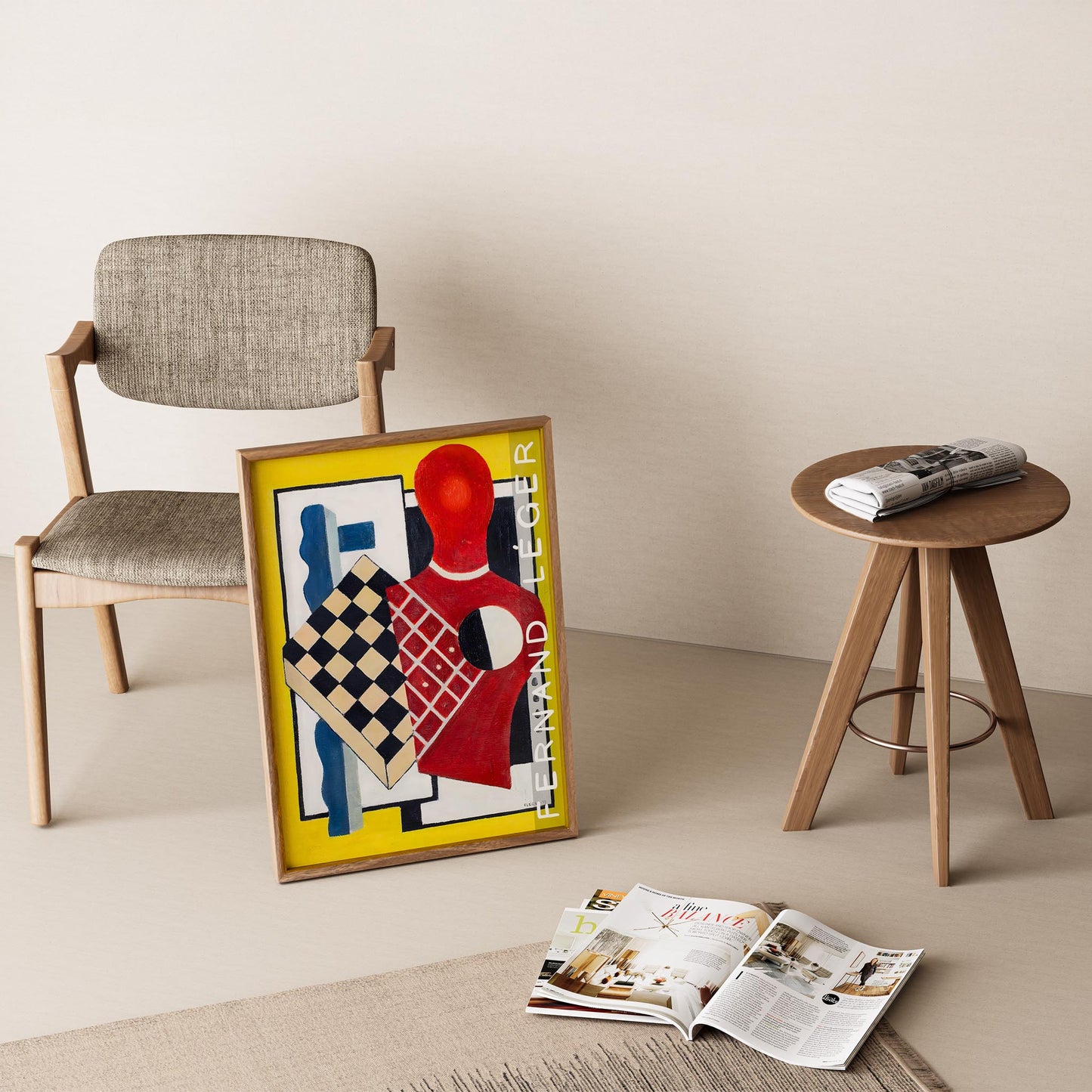 Fernand Leger VII Duvar Tablosu