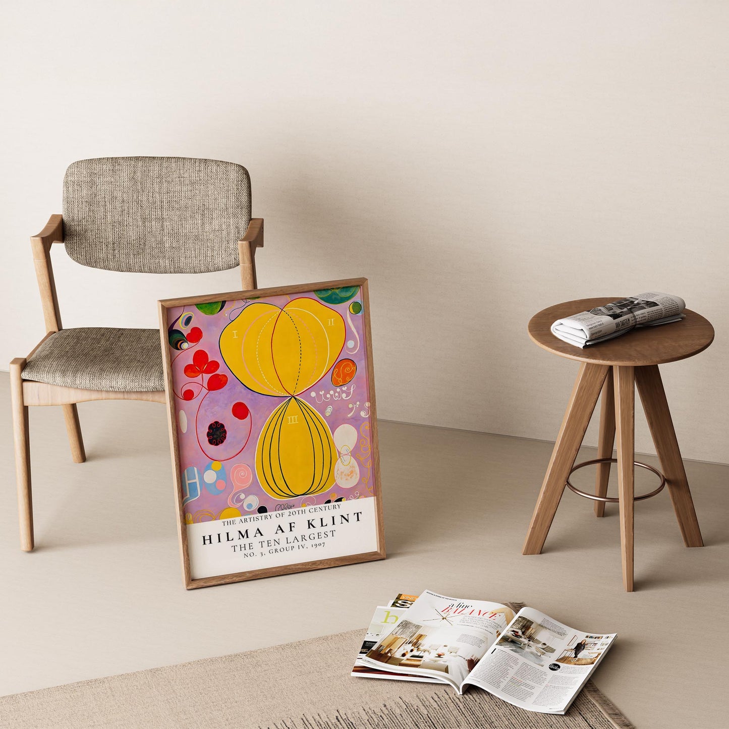 Hilma af Klint VII Duvar Tablosu