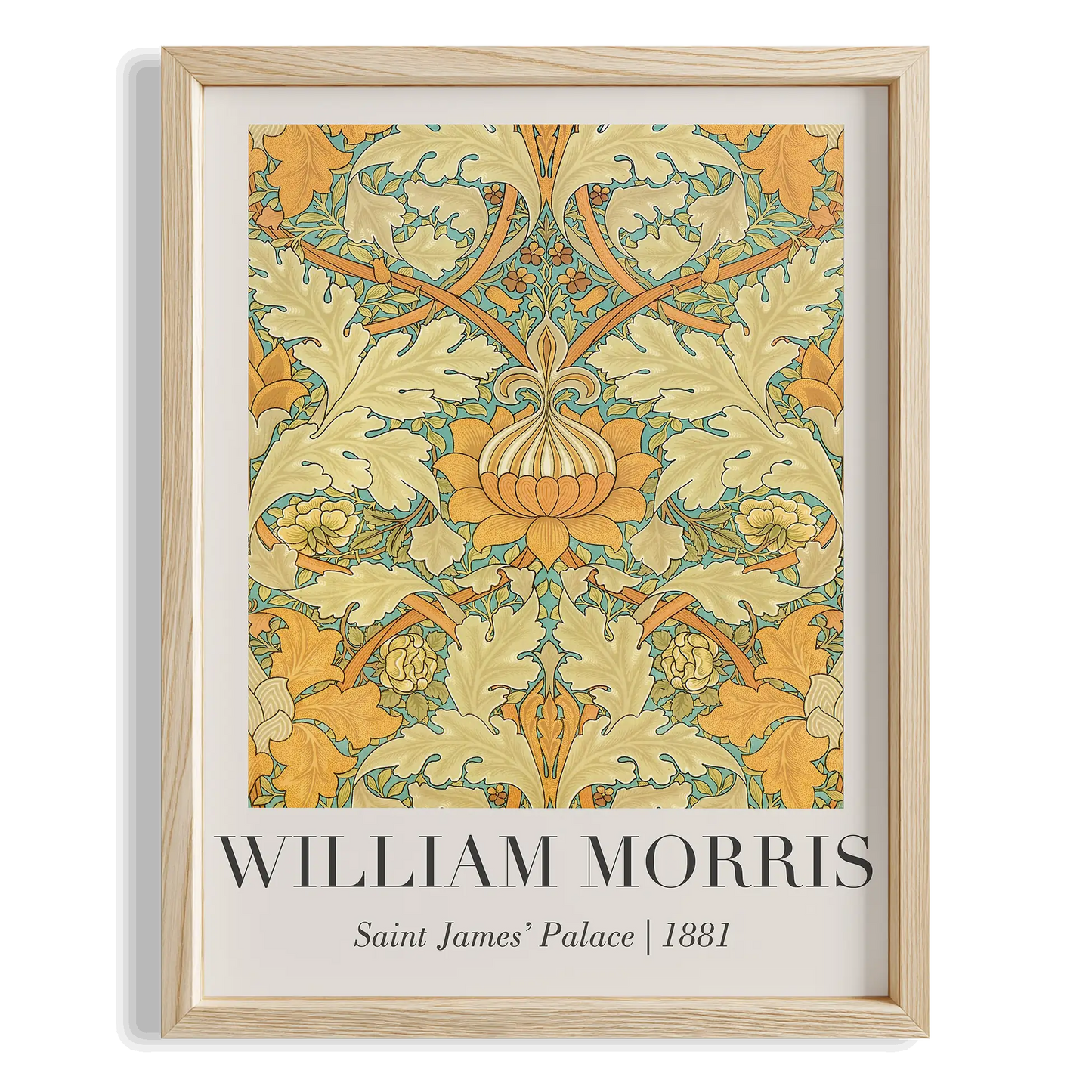 St. James Sarayı - William Morris Ahşap Duvar Tablosu