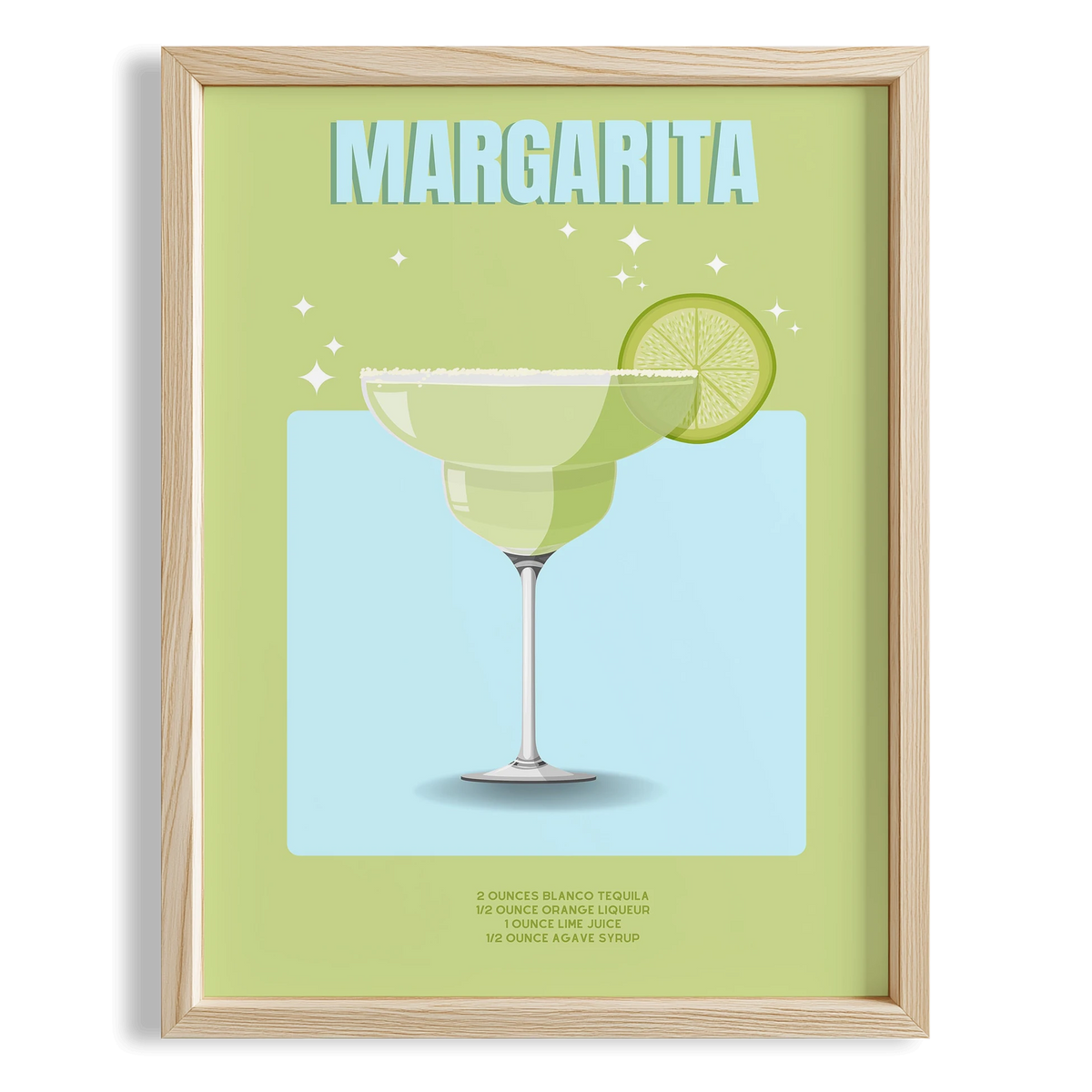 Margarita Kokteyli Mutfak Duvar Tablosu