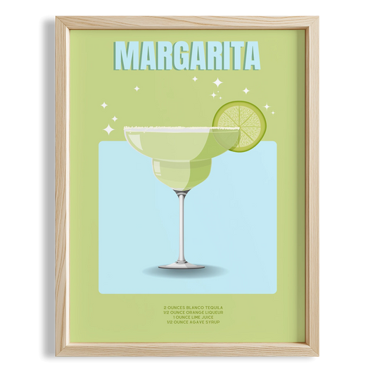 Margarita Kokteyli Mutfak Duvar Tablosu