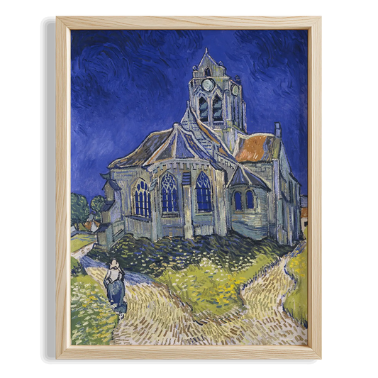 Kilise - Vincent Van Gogh Ahşap Duvar Tablosu
