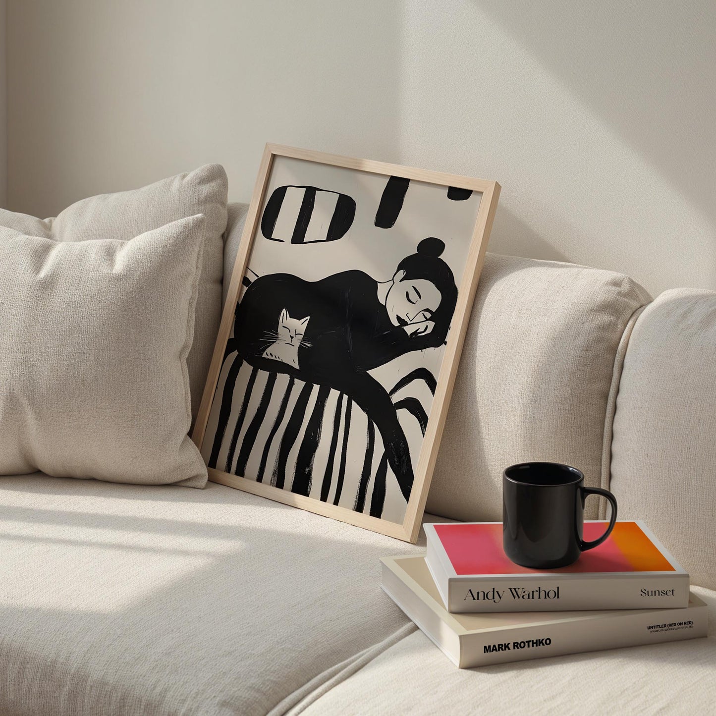 Monokrom İkili I - Kediyle Siesta