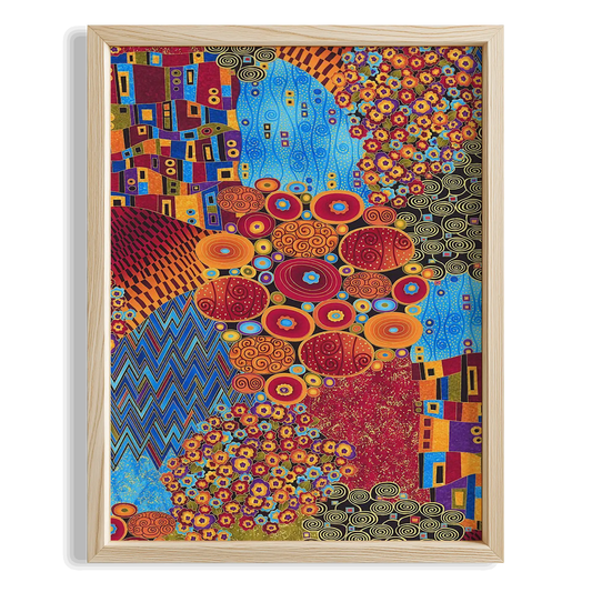 Beklenti - Gustav Klimt Ahşap Duvar Tablosu