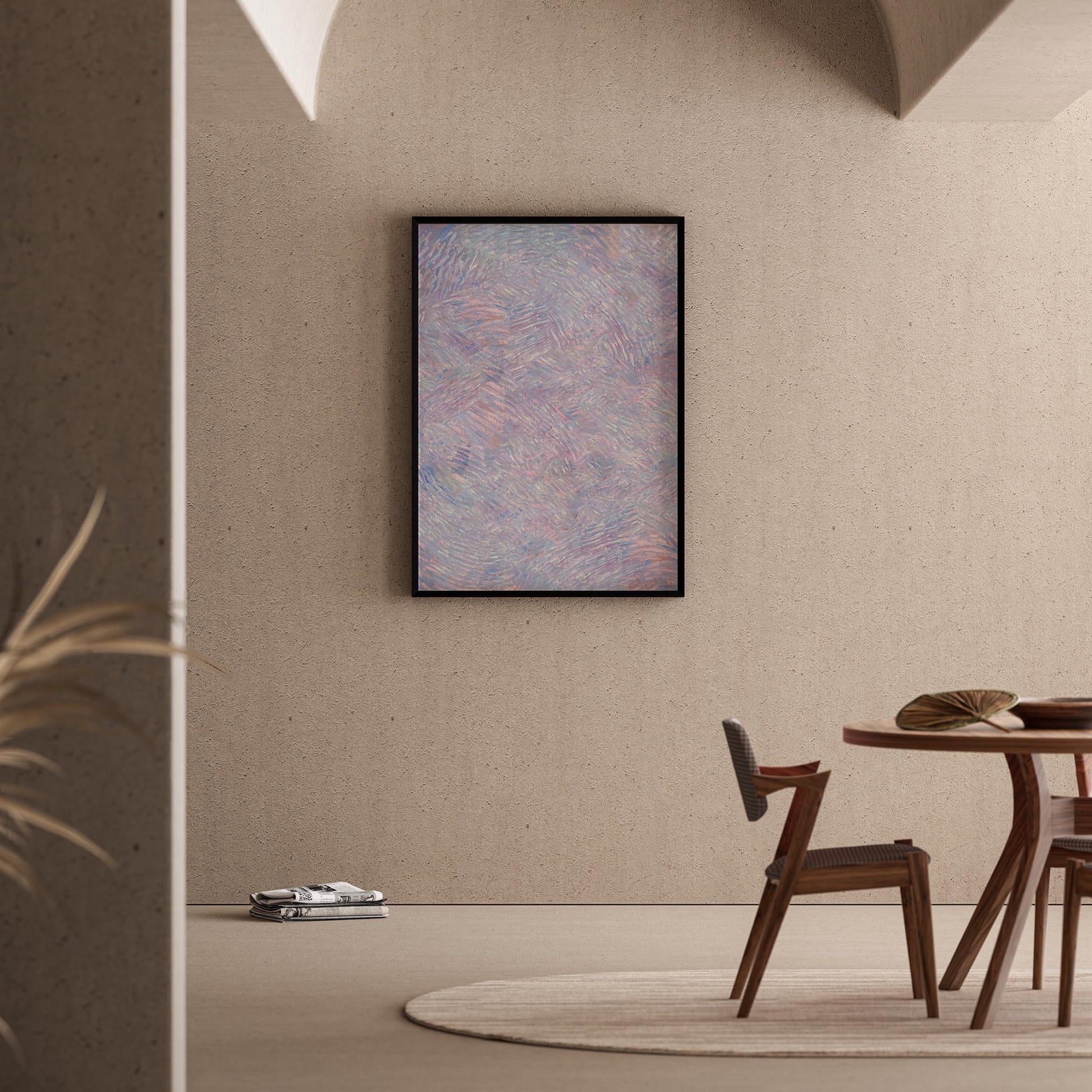 Soyut Dokular - Vincent Van Gogh Ahşap Duvar Tablosu