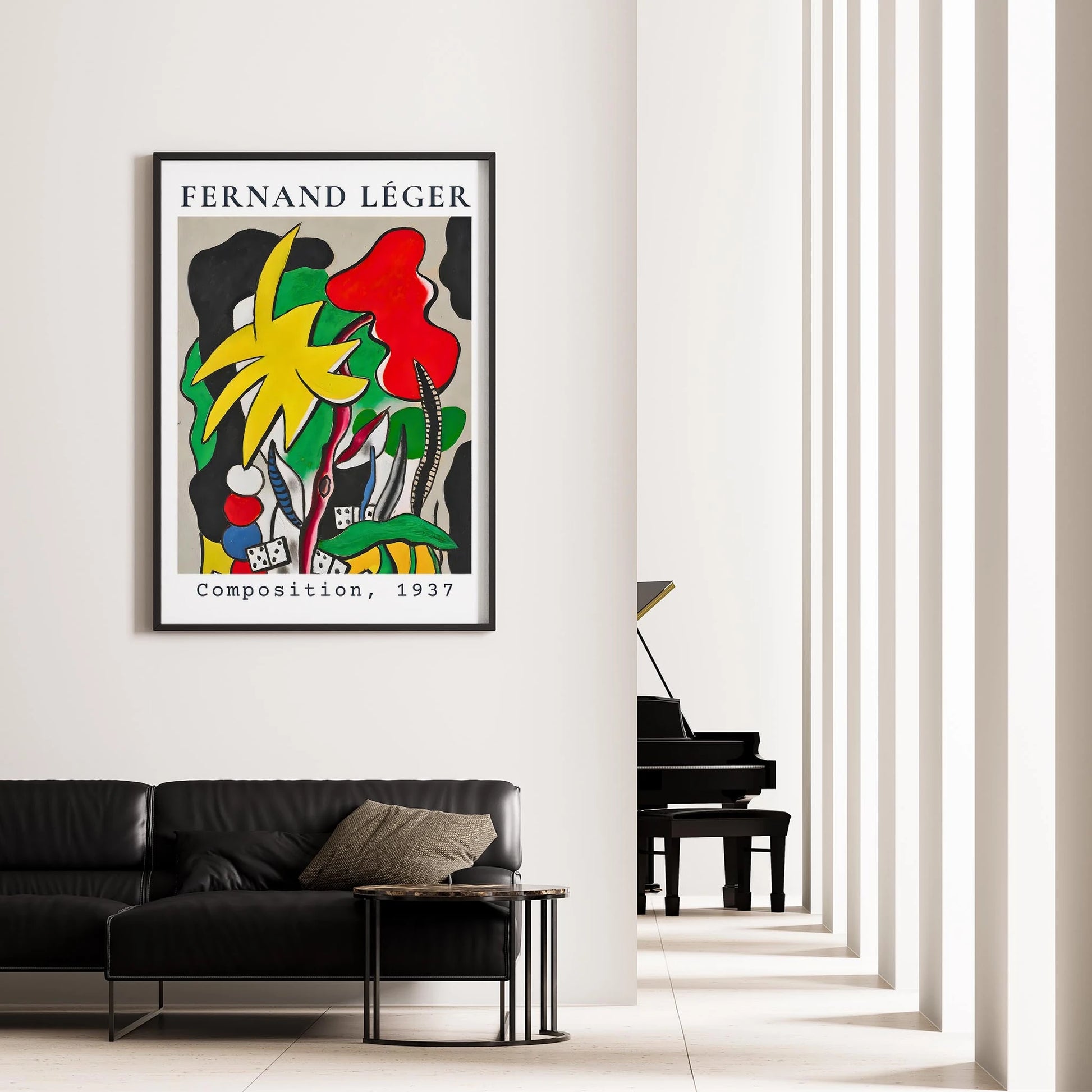Fernand Leger 40 Duvar Tablosu