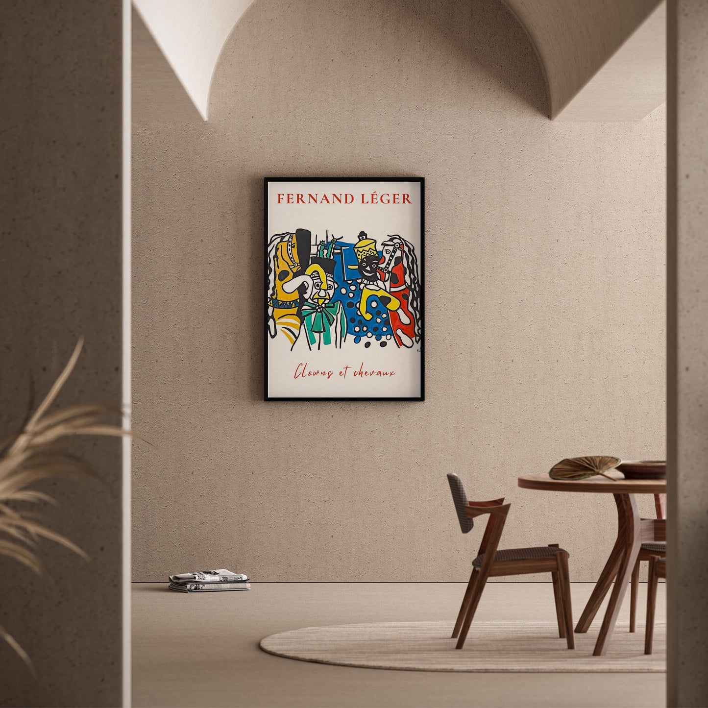 Fernand Leger X Duvar Tablosu