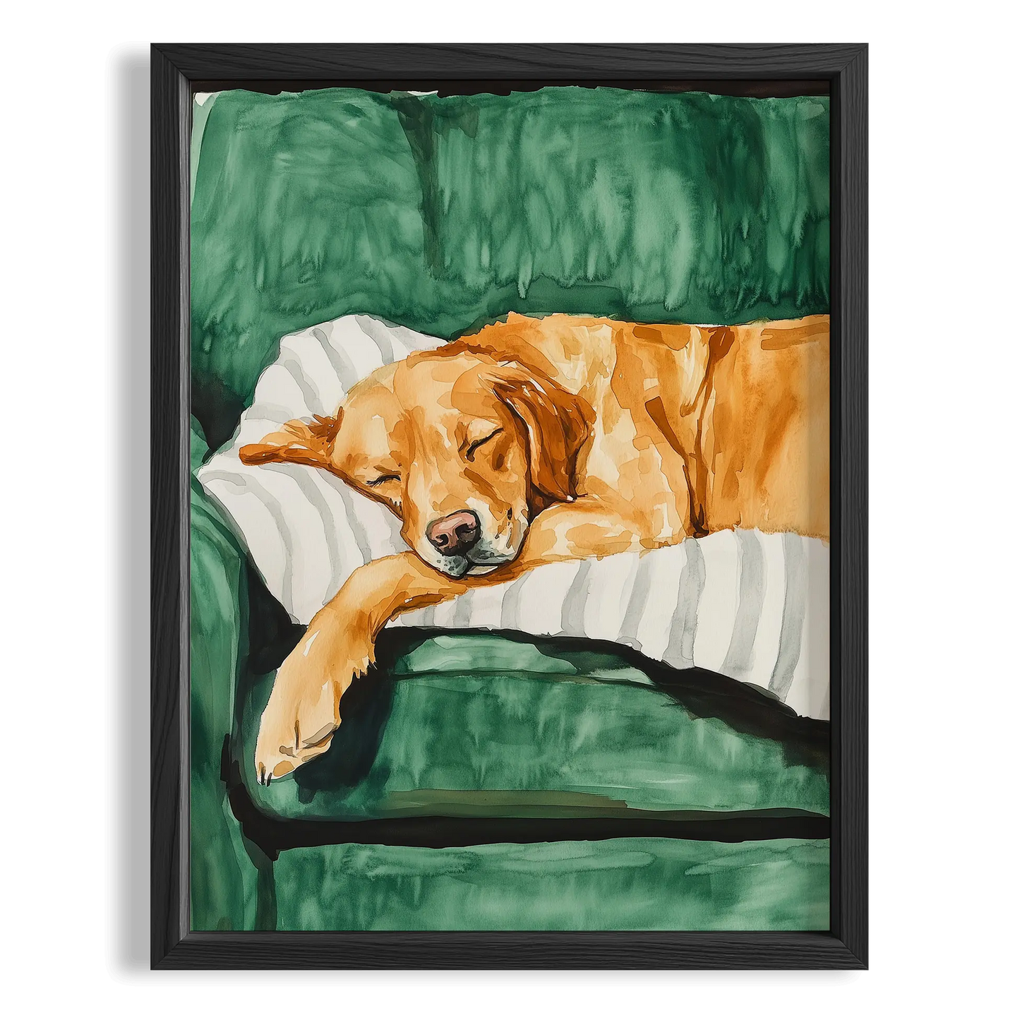 Köpek Portre XIII - Golden Retriever Zümrüt