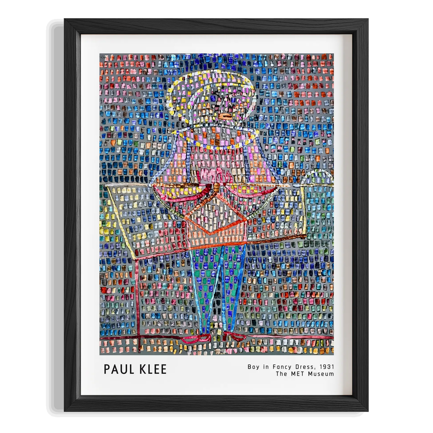 Paul Klee Şatafatlı Kıyafetli Çocuk 1931 Suluboya I Duvar Tablosu