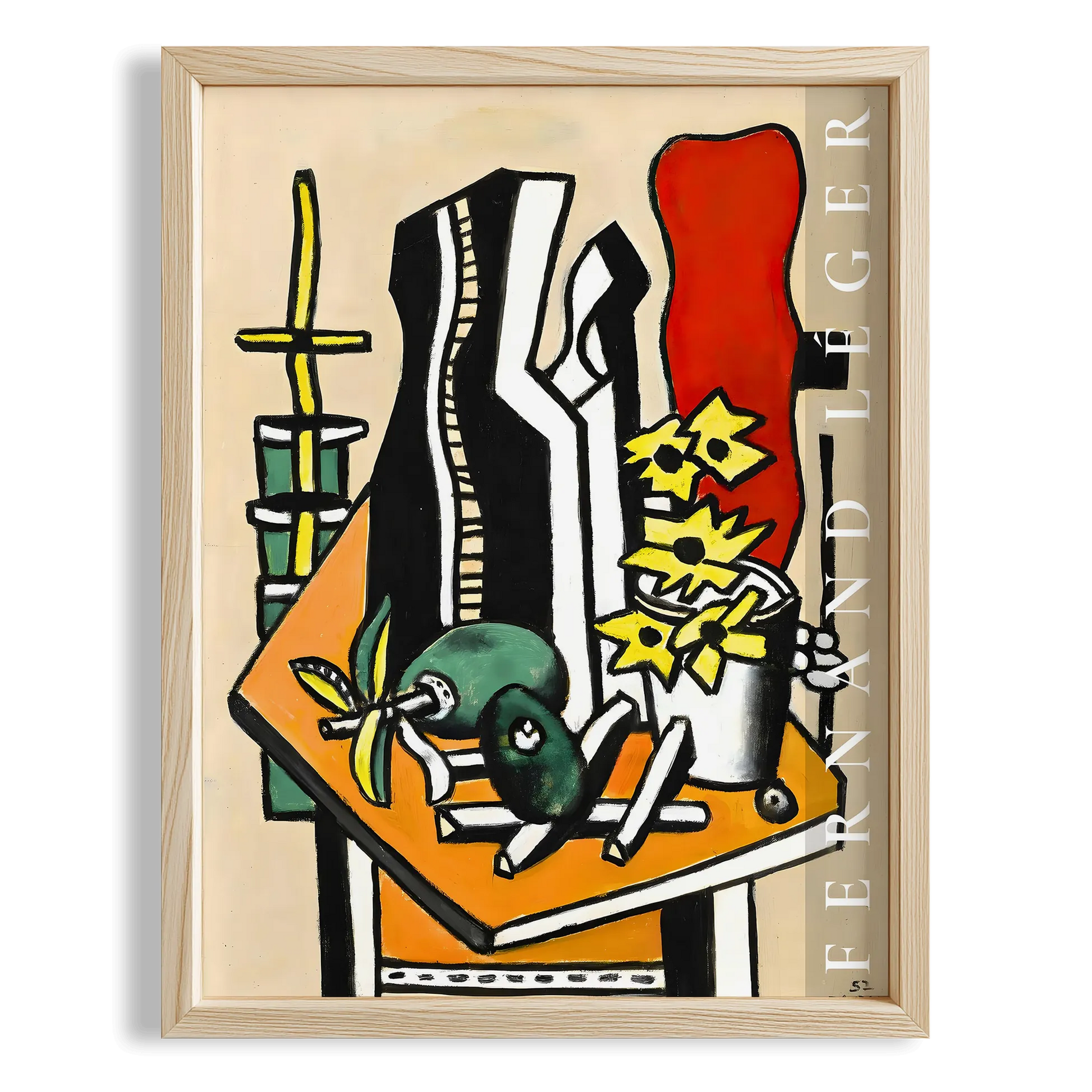Fernand Leger 37 Duvar Tablosu