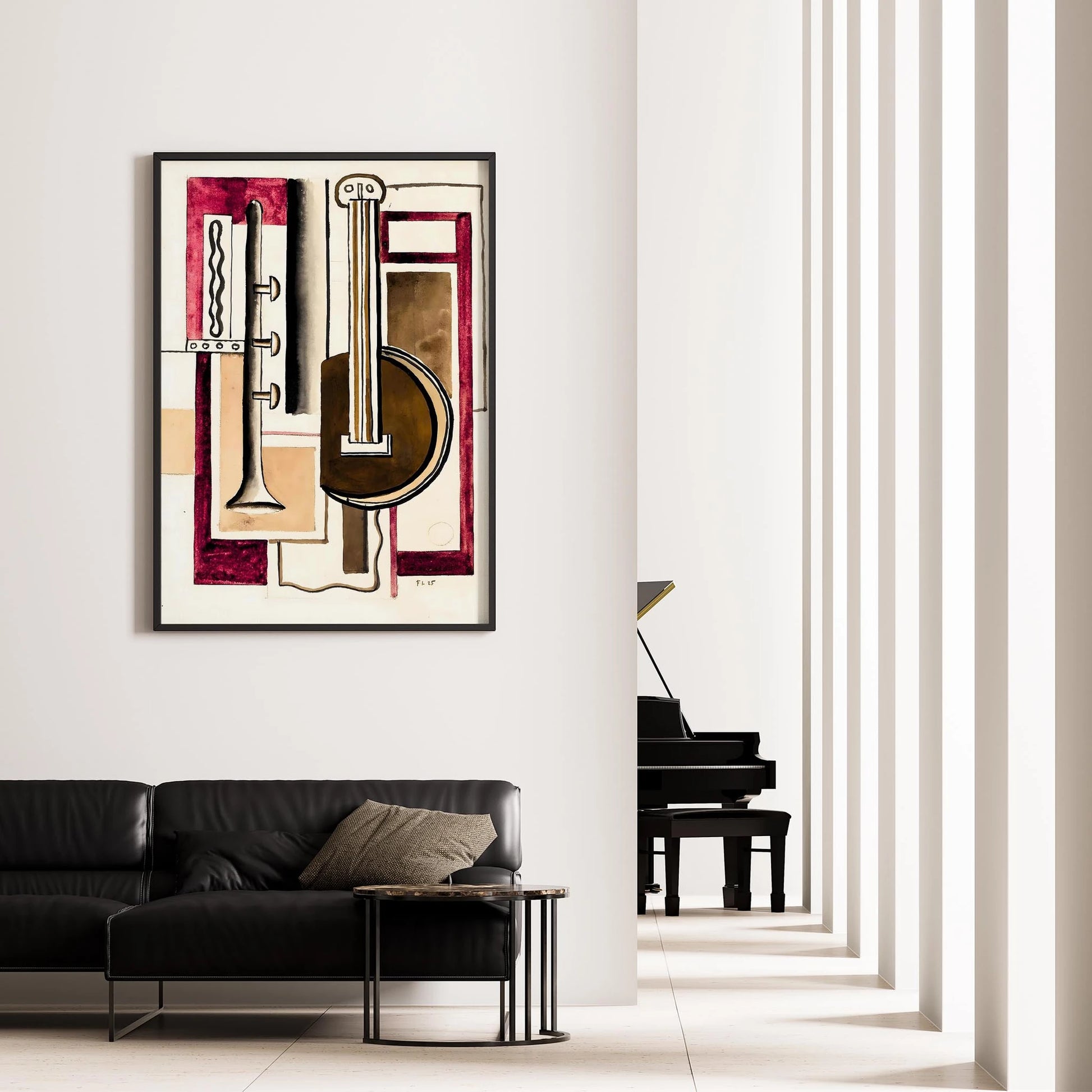 Fernand Leger 32 Duvar Tablosu