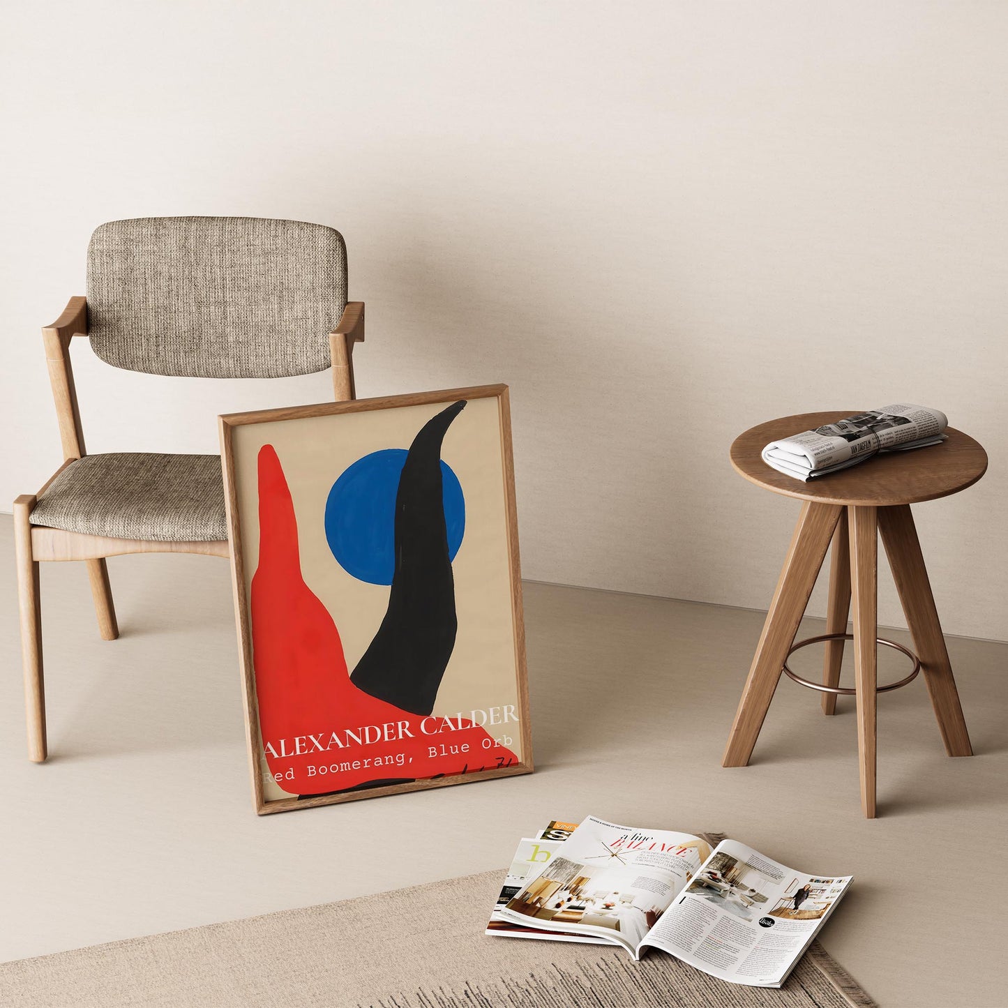 Alexander Sandy Calder XXIII Duvar Tablosu