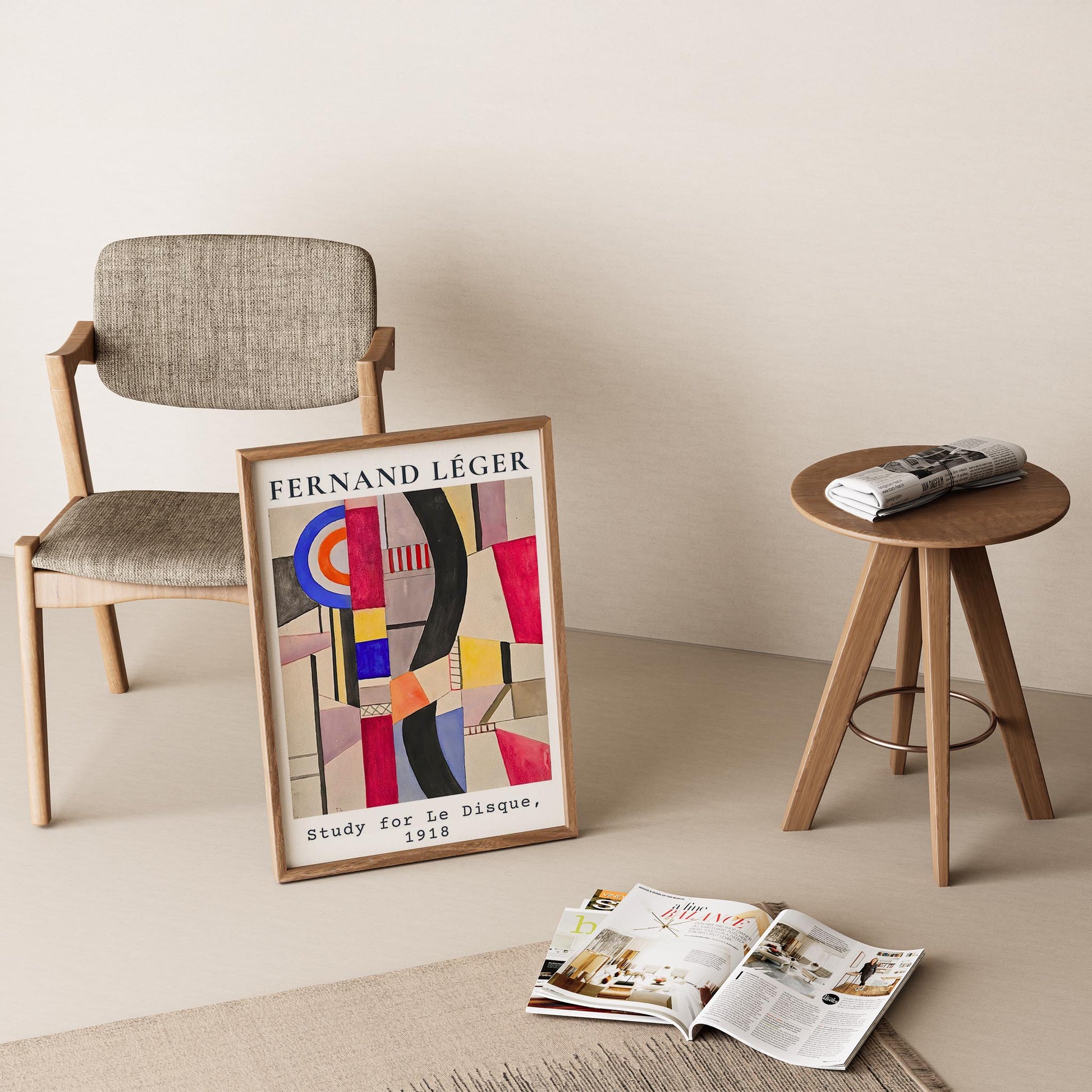 Fernand Leger XXVIII Duvar Tablosu