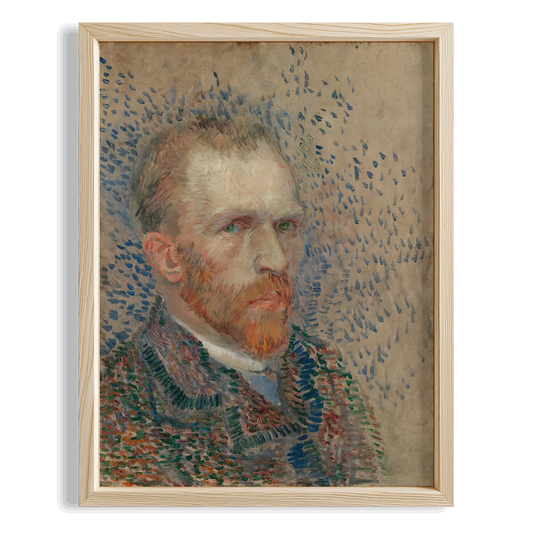 Vincent van Gogh Portresi - Vincent Van Gogh Ahşap Duvar Tablosu