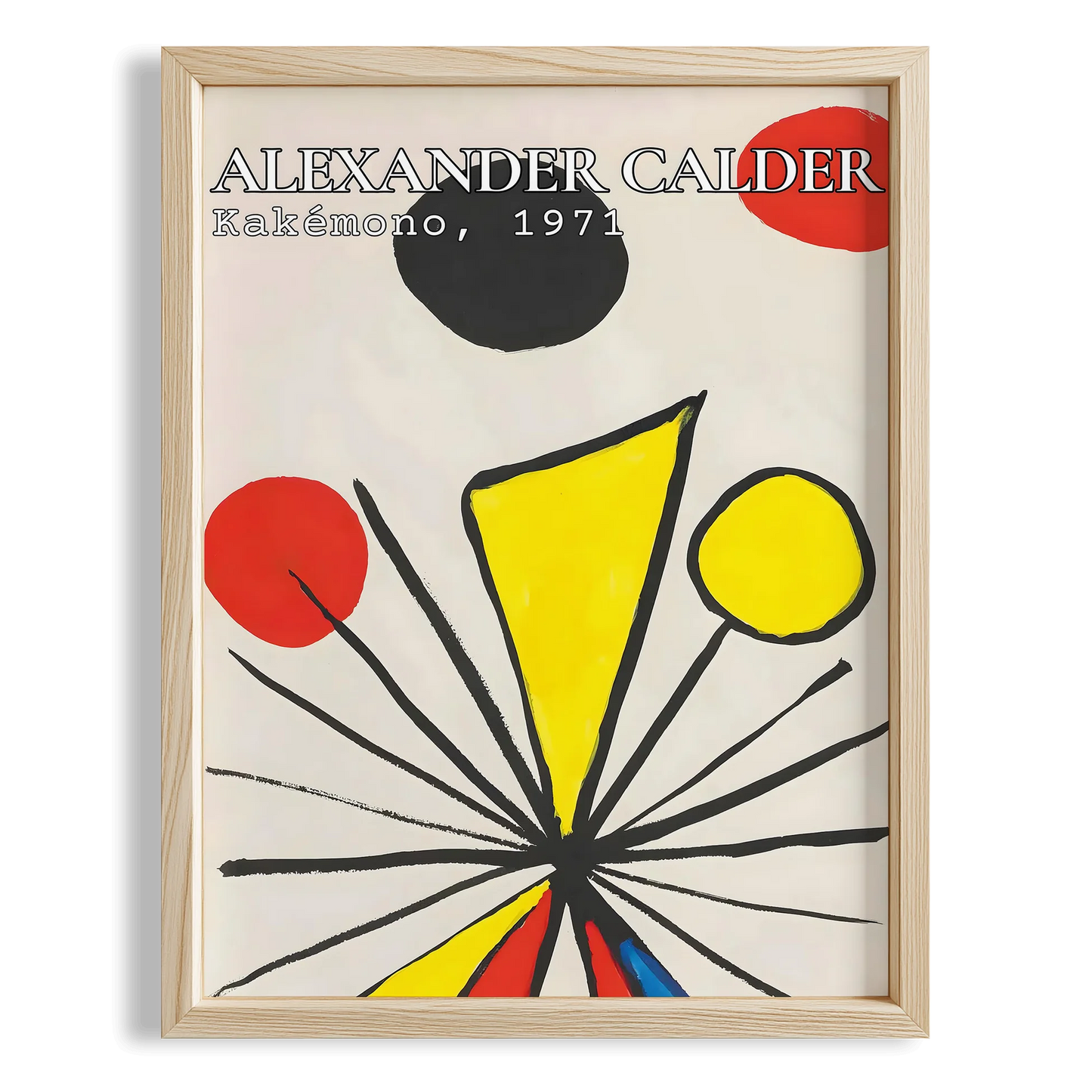 Alexander Sandy Calder X Duvar Tablosu