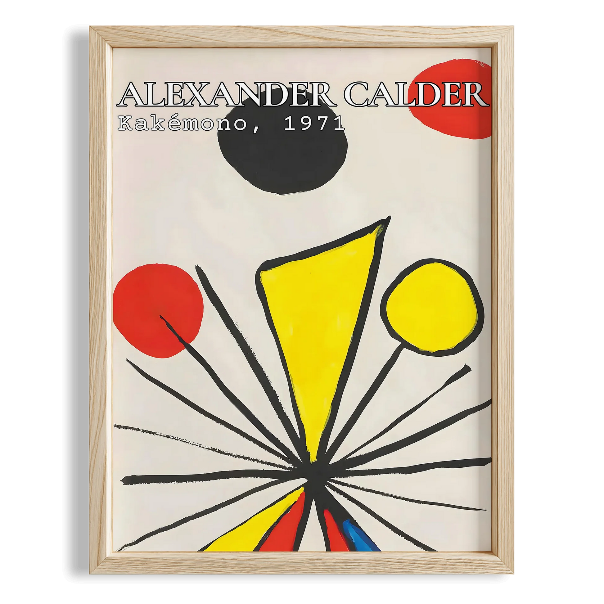 Alexander Sandy Calder X Duvar Tablosu