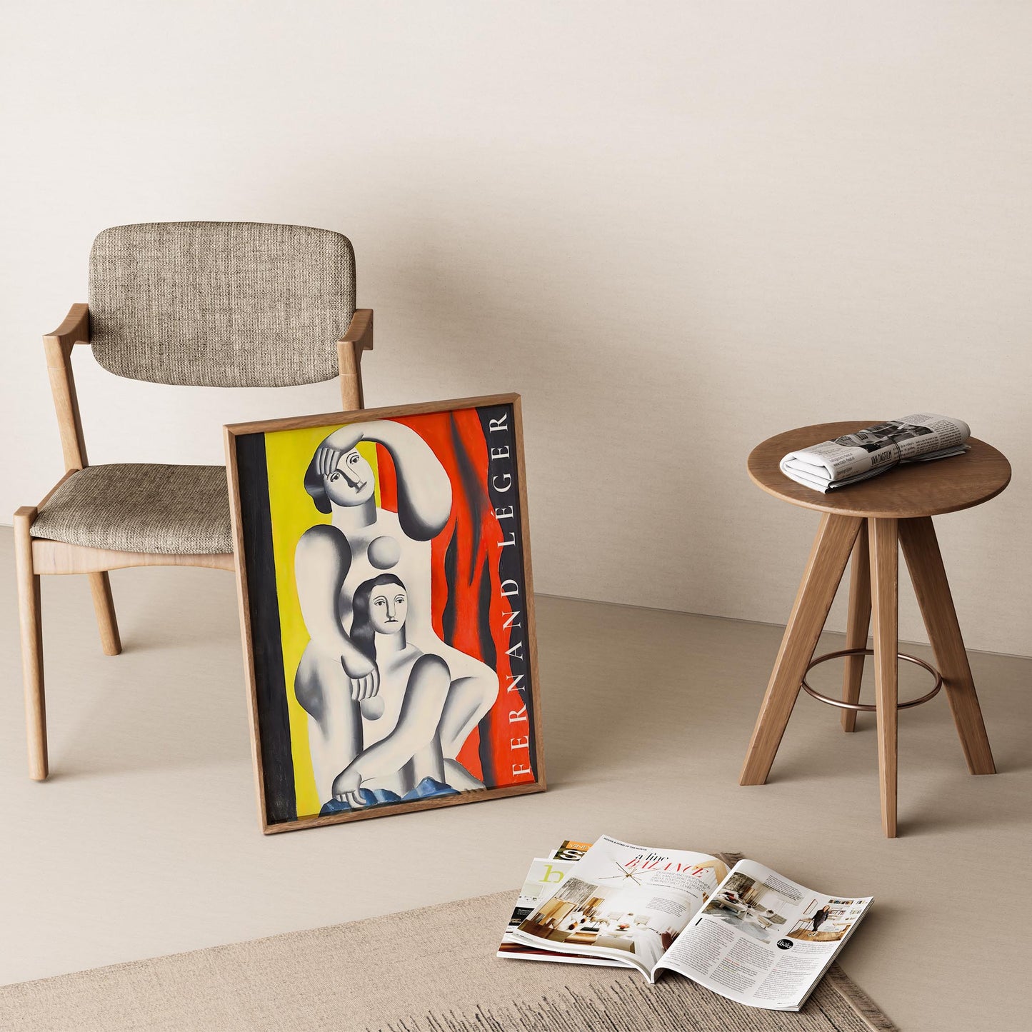 Fernand Leger 35 Duvar Tablosu