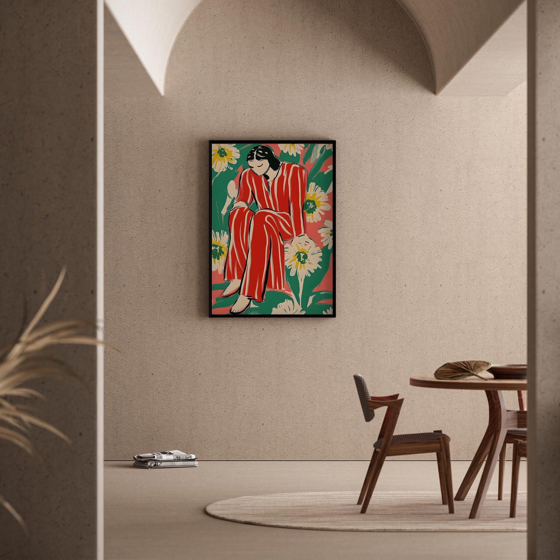 Henri Matisse Yağlı Boya Stili Kadın Portresi II Duvar Tablosu