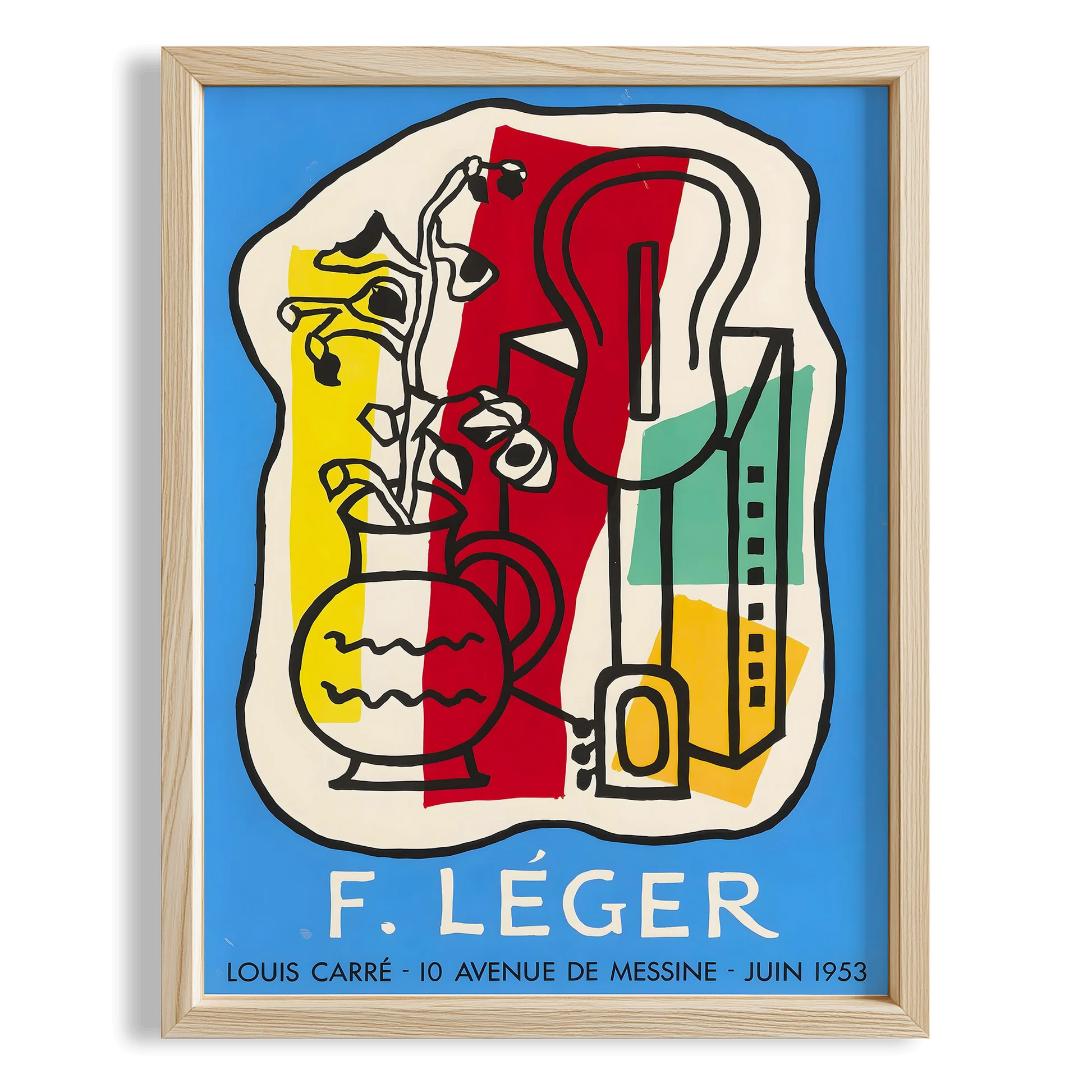 Fernand Leger XXIV Duvar Tablosu