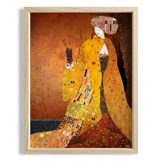 Adele Bloch-Bauer II - Gustav Klimt Ahşap Duvar Tablosu