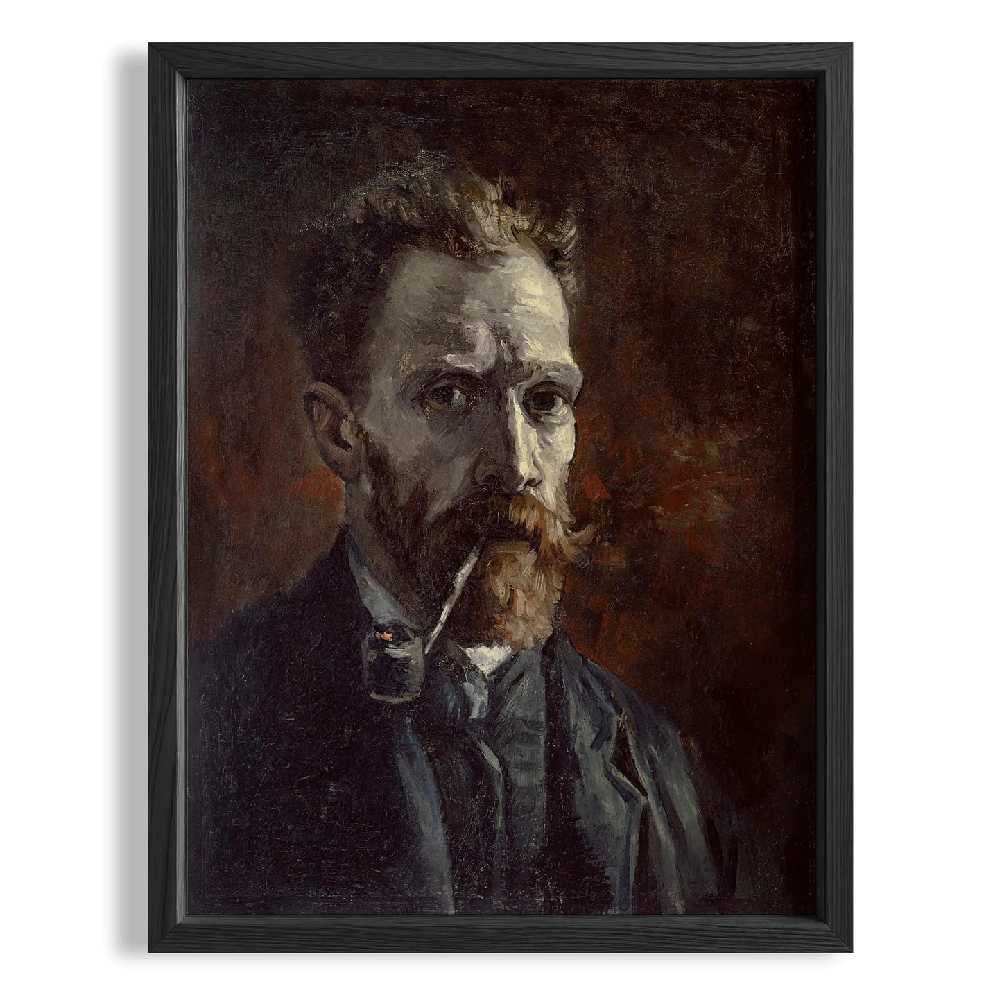 Erkek Portresi - Vincent Van Gogh Ahşap Duvar Tablosu