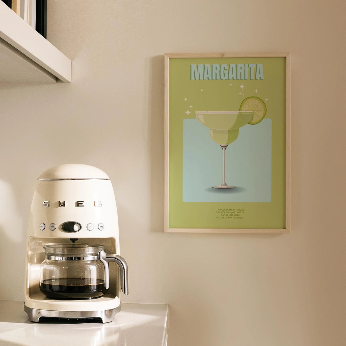 Margarita Kokteyli Mutfak Duvar Tablosu