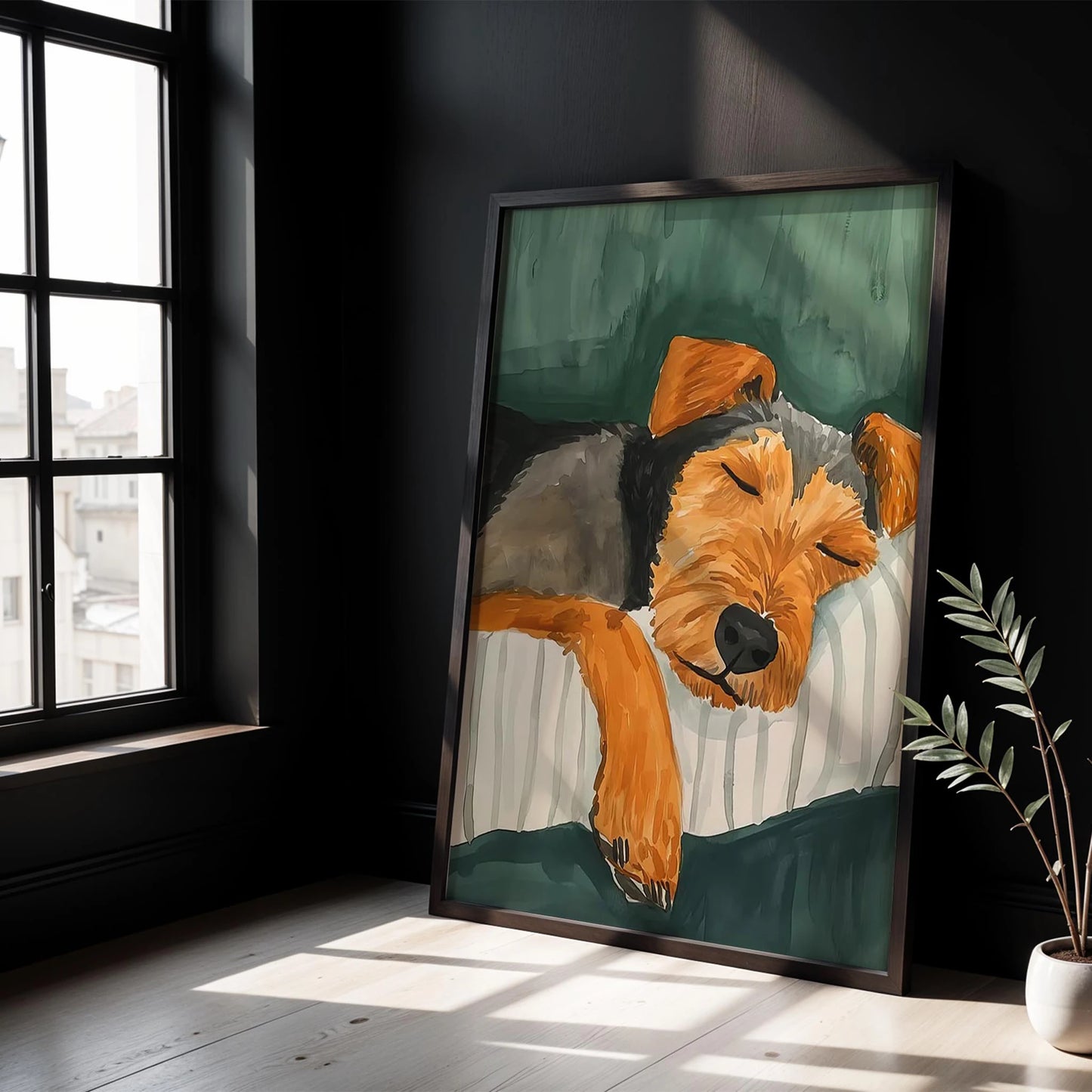 Köpek Portre IX - Airedale Terrier