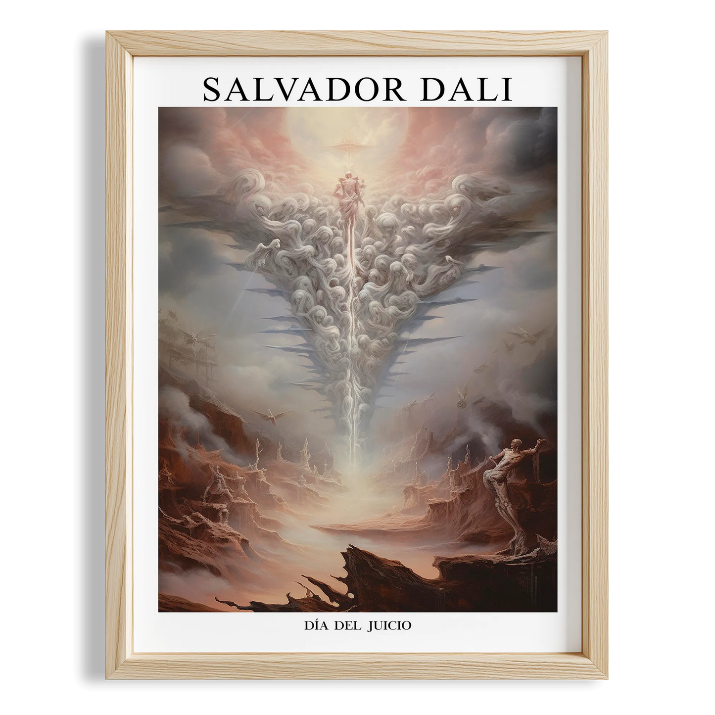Kozmik Ağaç - Salvador Dali Ahşap Duvar Tablosu