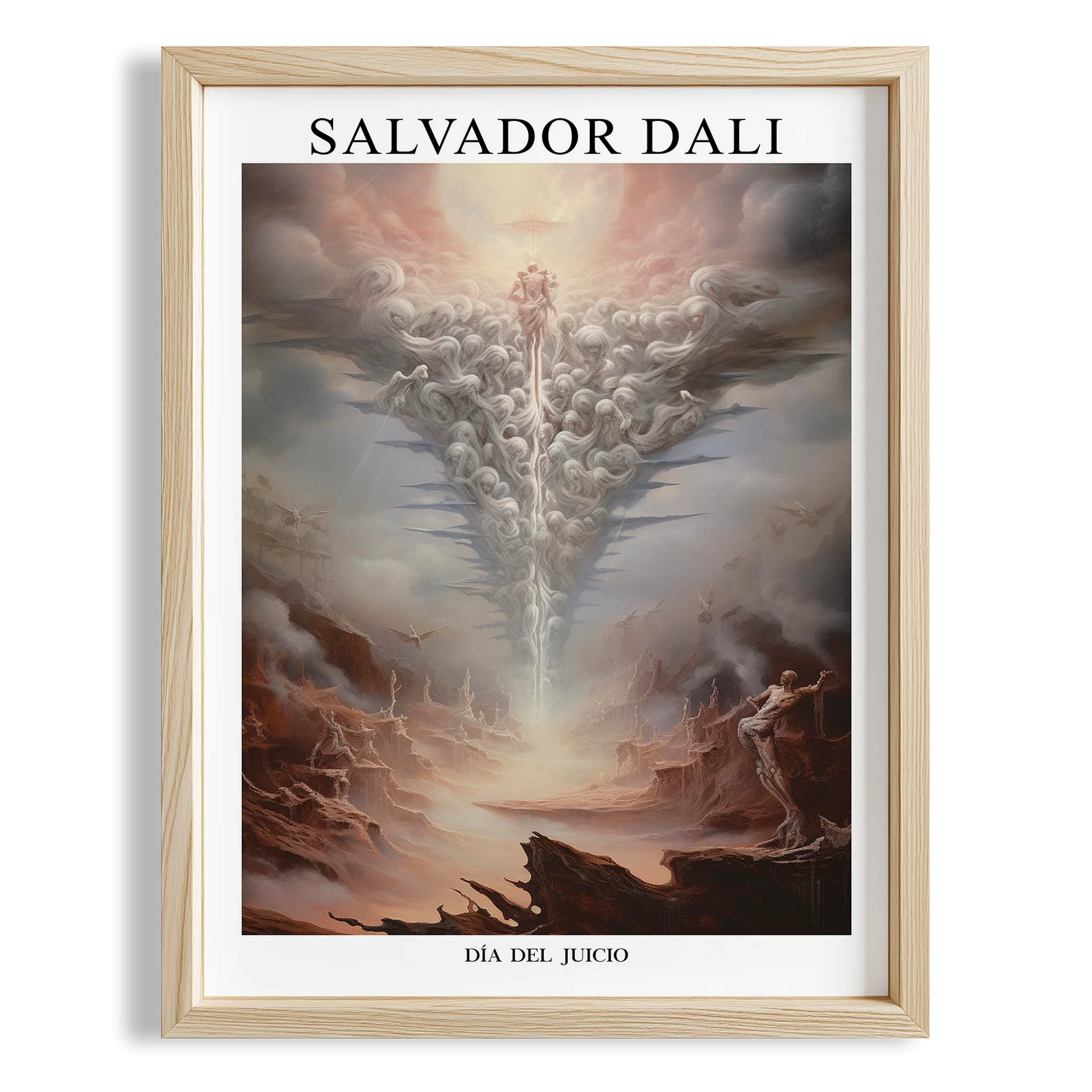 Kozmik Ağaç - Salvador Dali Ahşap Duvar Tablosu
