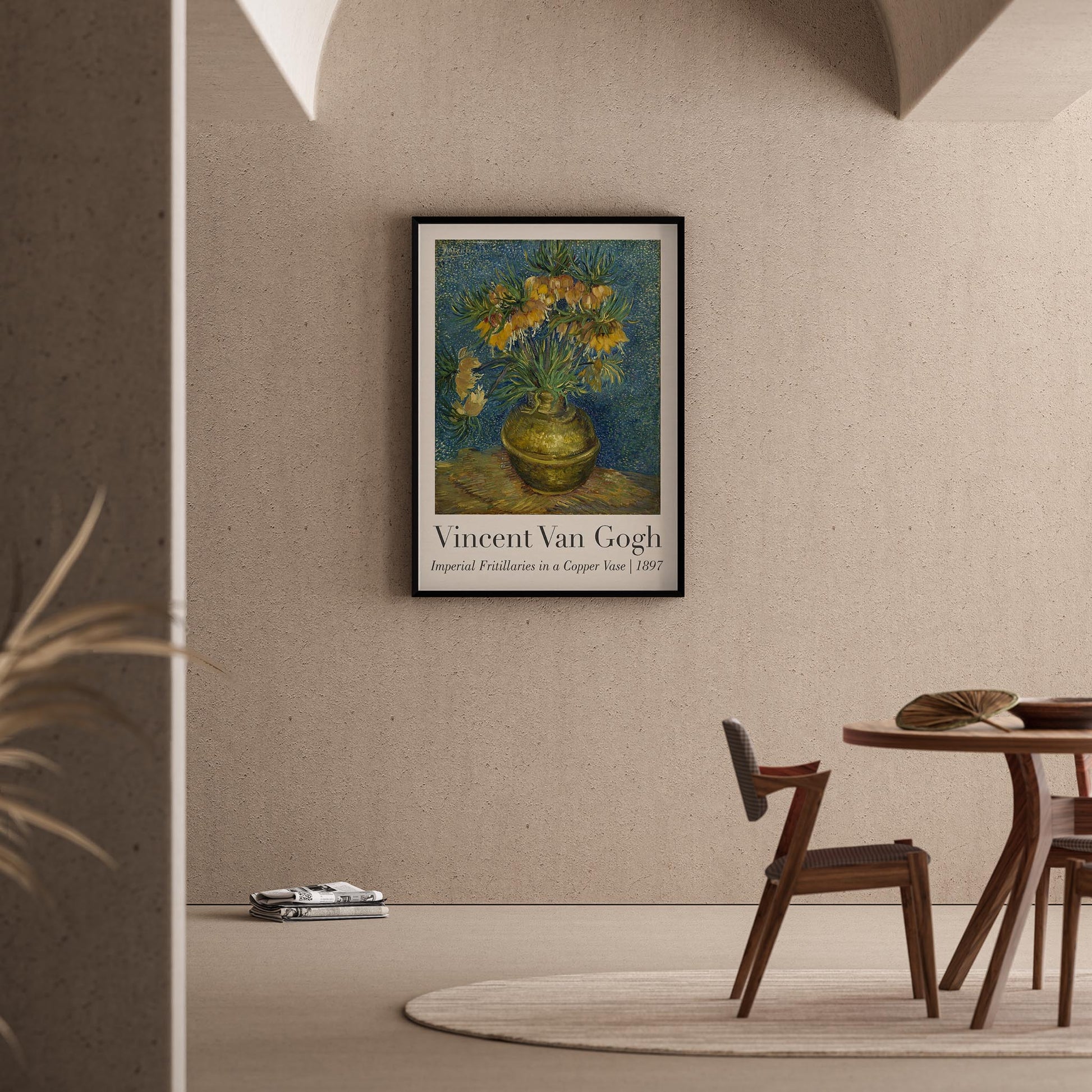 İmparatorluk Süsenleri - Vincent Van Gogh Ahşap Duvar Tablosu