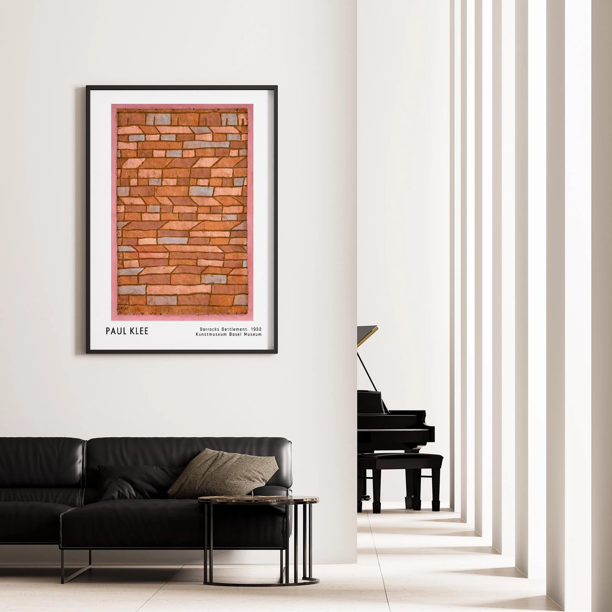 Paul Klee Kışla Yerleşimi 1932 Suluboya I Duvar Tablosu