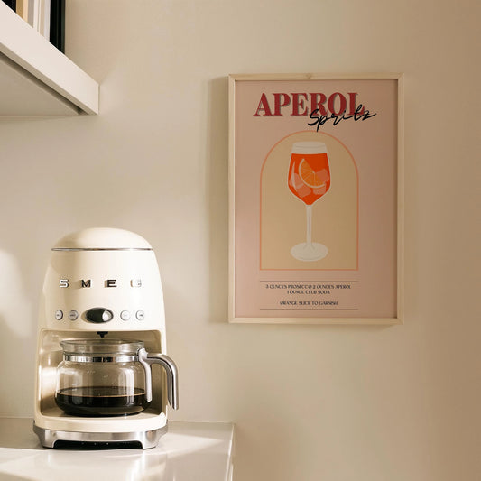 Aperol Spritz Kokteyli Mutfak Duvar Tablosu