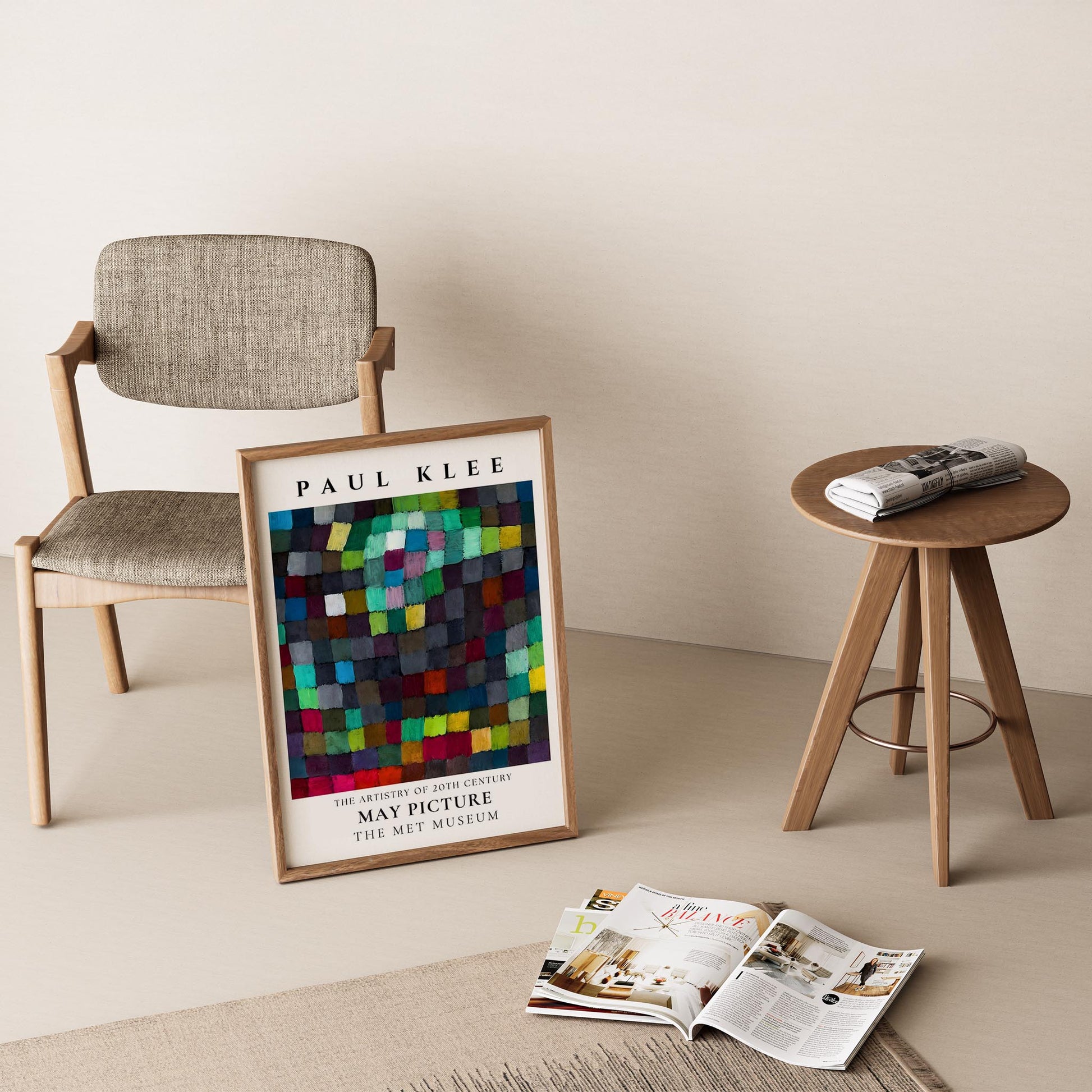 Paul Klee Mayıs Suluboya I Duvar Tablosu