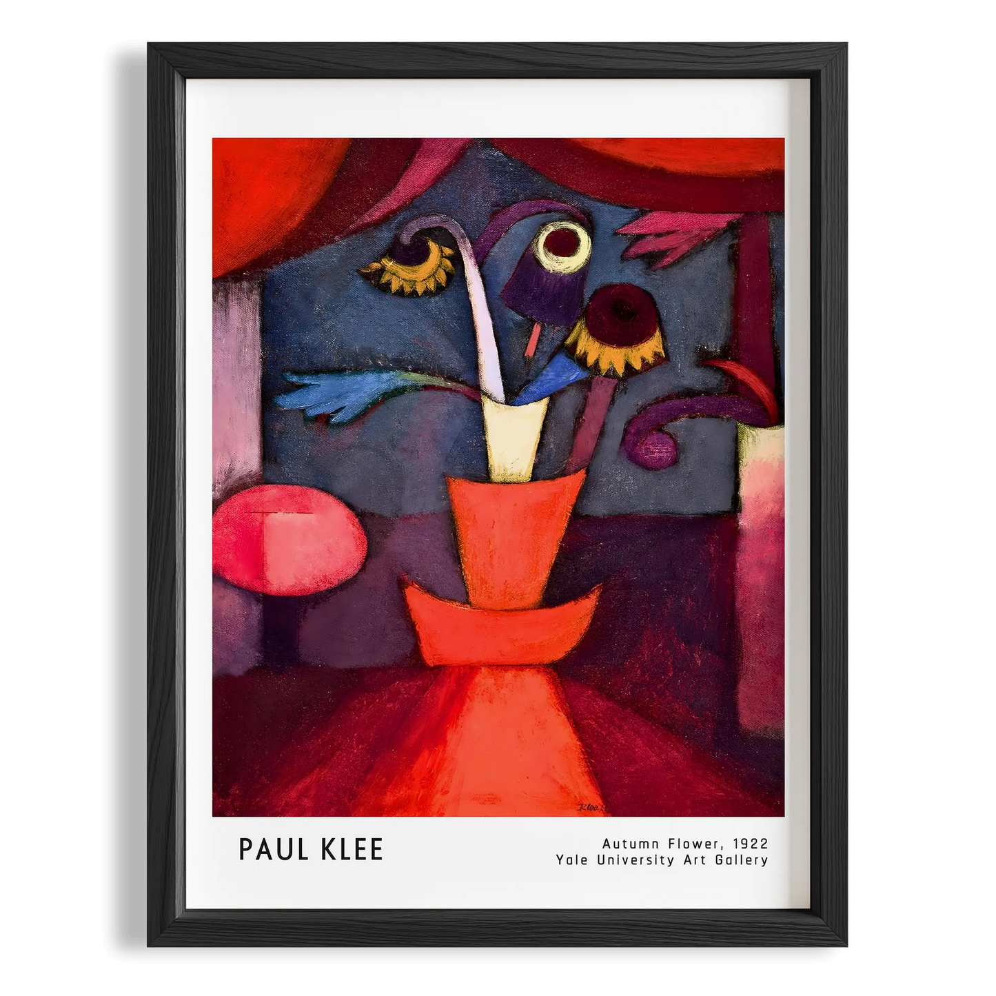 Paul Klee Sonbahar Çiçeği 1922 Suluboya I Duvar Tablosu